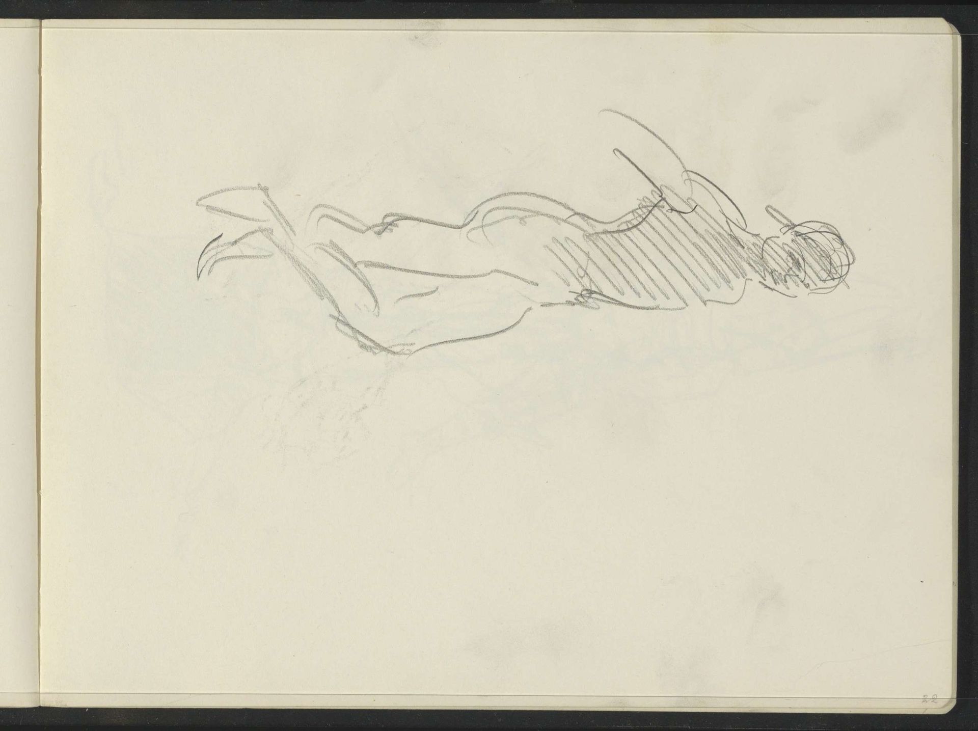Staande figuur met gekruiste benen by Isaac Israels