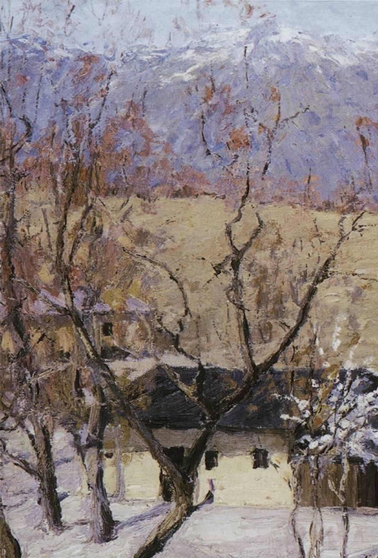 Crimea in winter by Isaac Levitan
