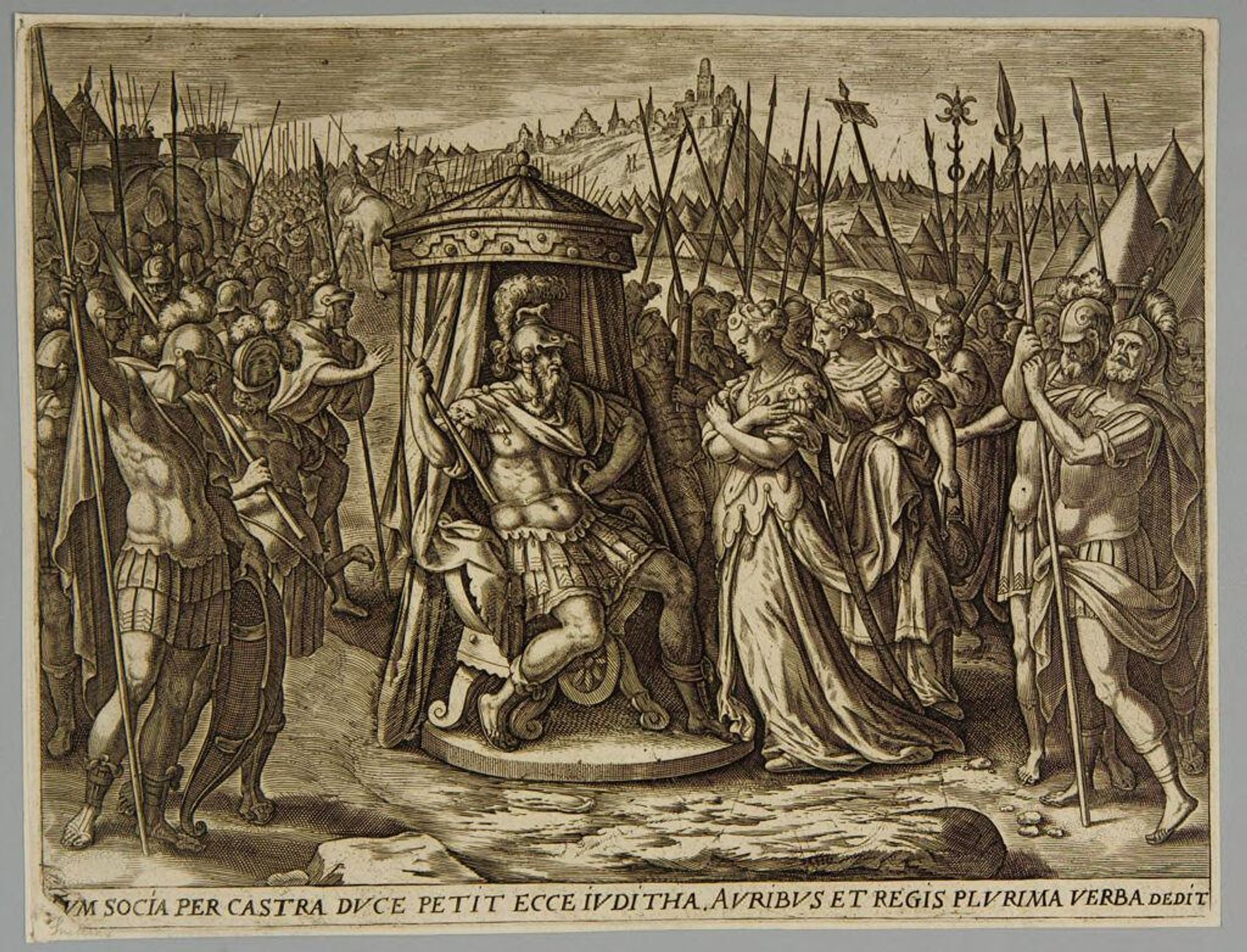 Scene from the Story of Judith and Holofernes by Anonymous