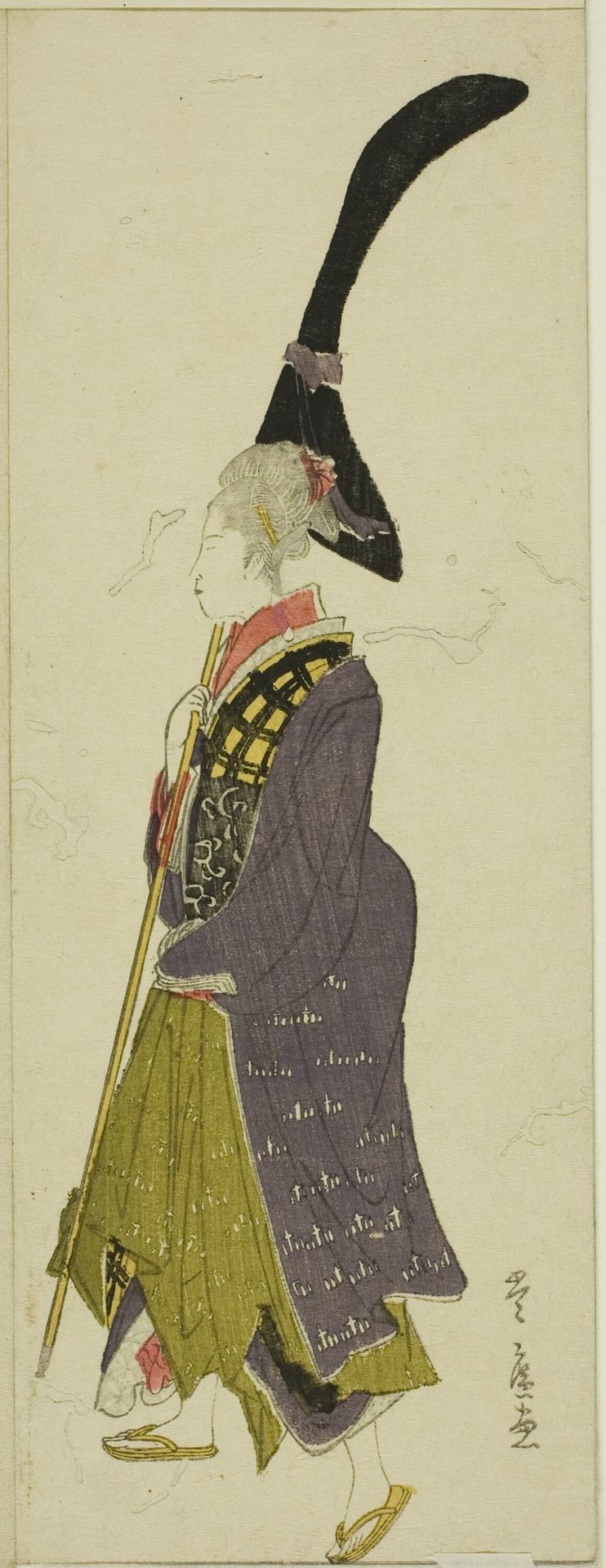 Parody of a daimyo procession by Utagawa Toyohiro