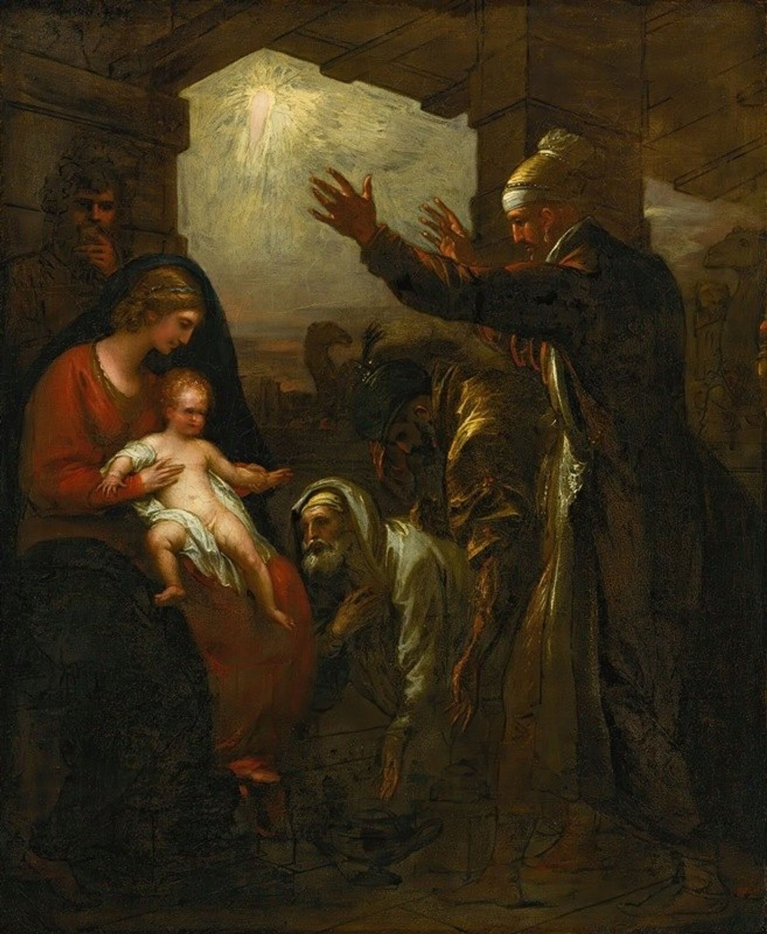 The Wise Men’s Offering by Benjamin West