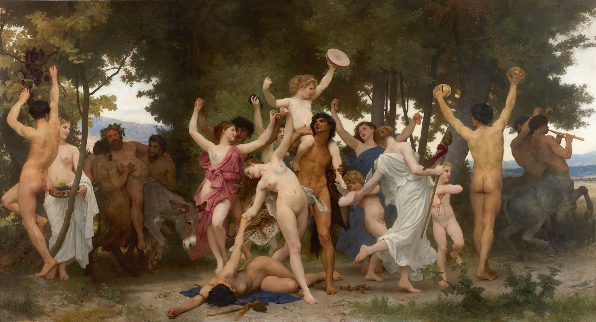 La Jeunesse de Bacchus by William Bouguereau