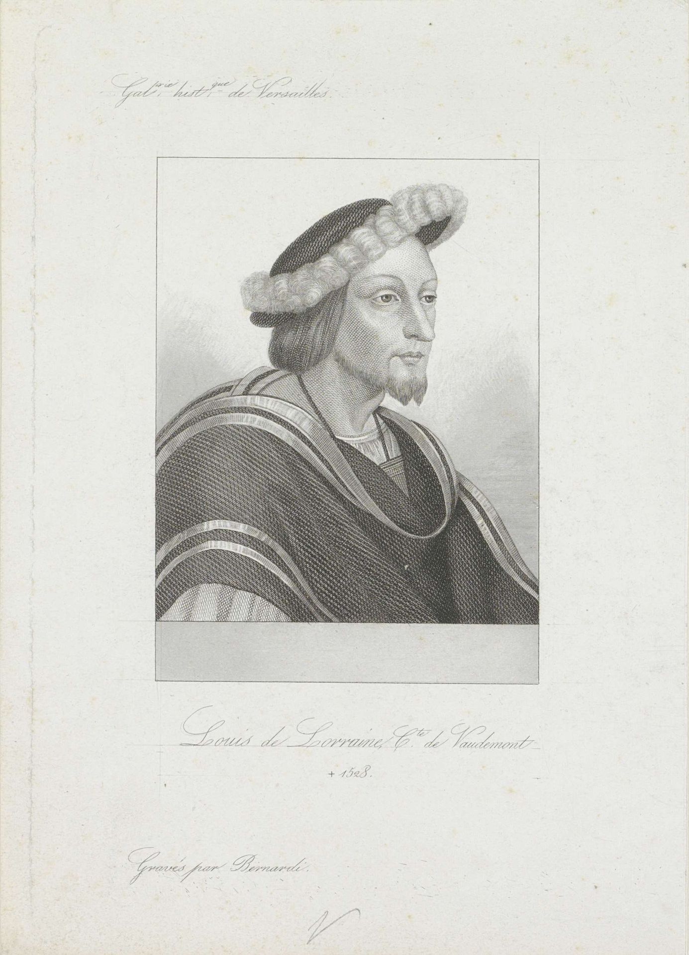 Portret van Lodewijk van Lotharingen, graaf van Vaudémont by Jacopo Bernardi
