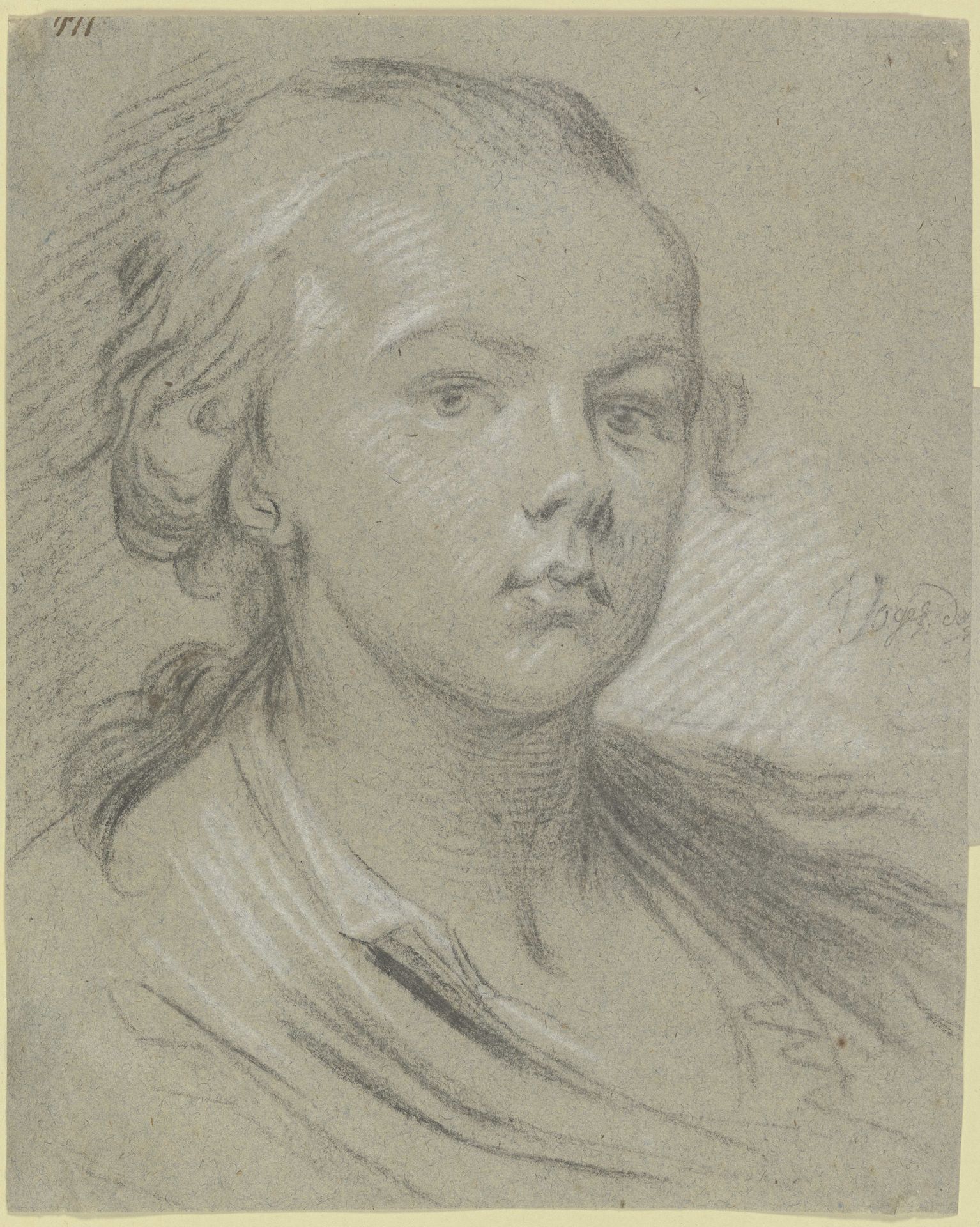 Bildnis des Anton Raphael Mengs (_) by Christian Leberecht Vogel