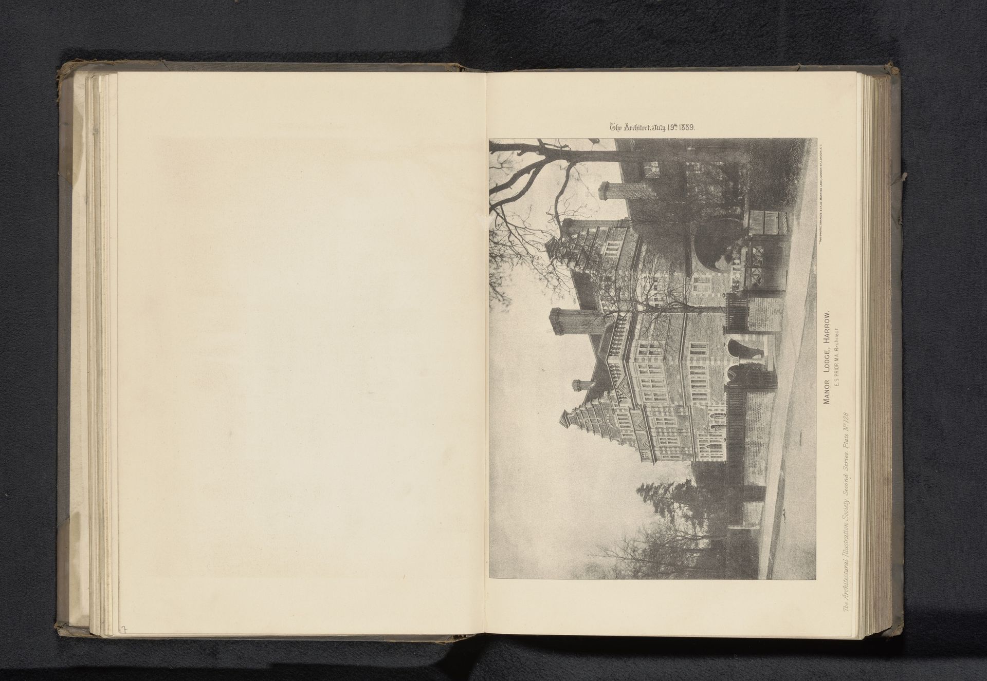 Gezicht op een villa te Harrow by Anonymous