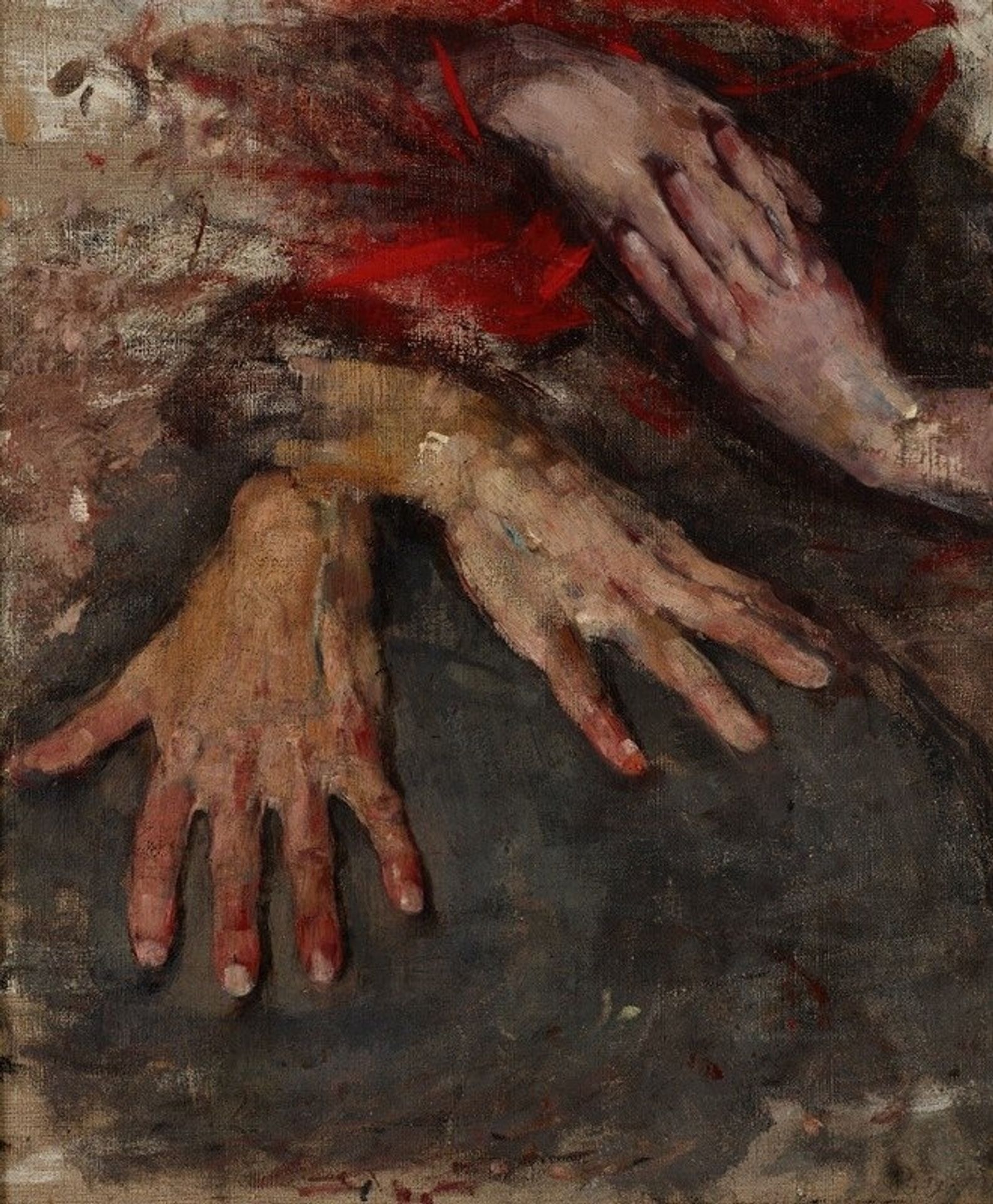 Study of Two Pairs of Hands by Olga Boznanska