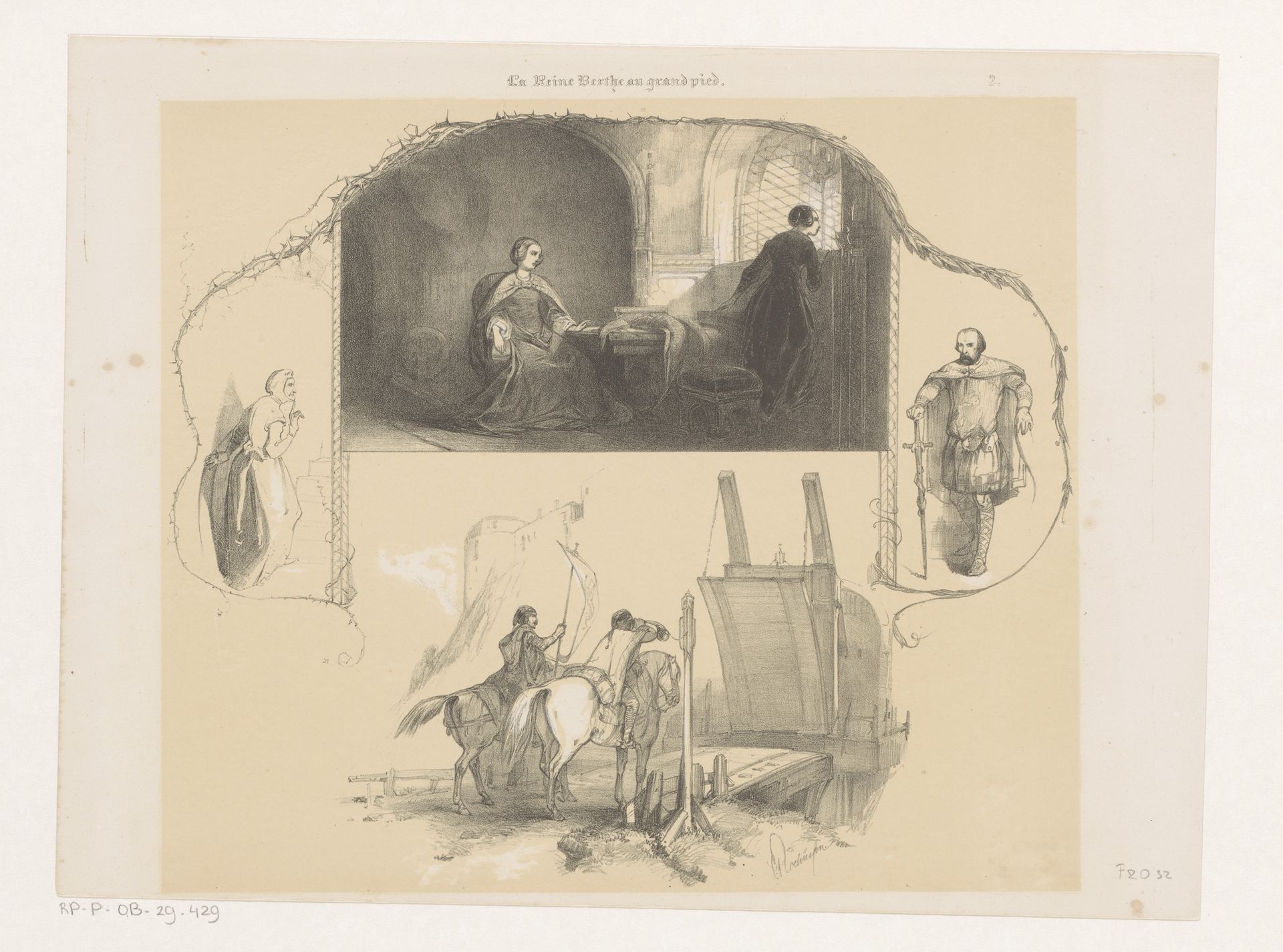 Twee vrouwen in interieur by Charles Rochussen
