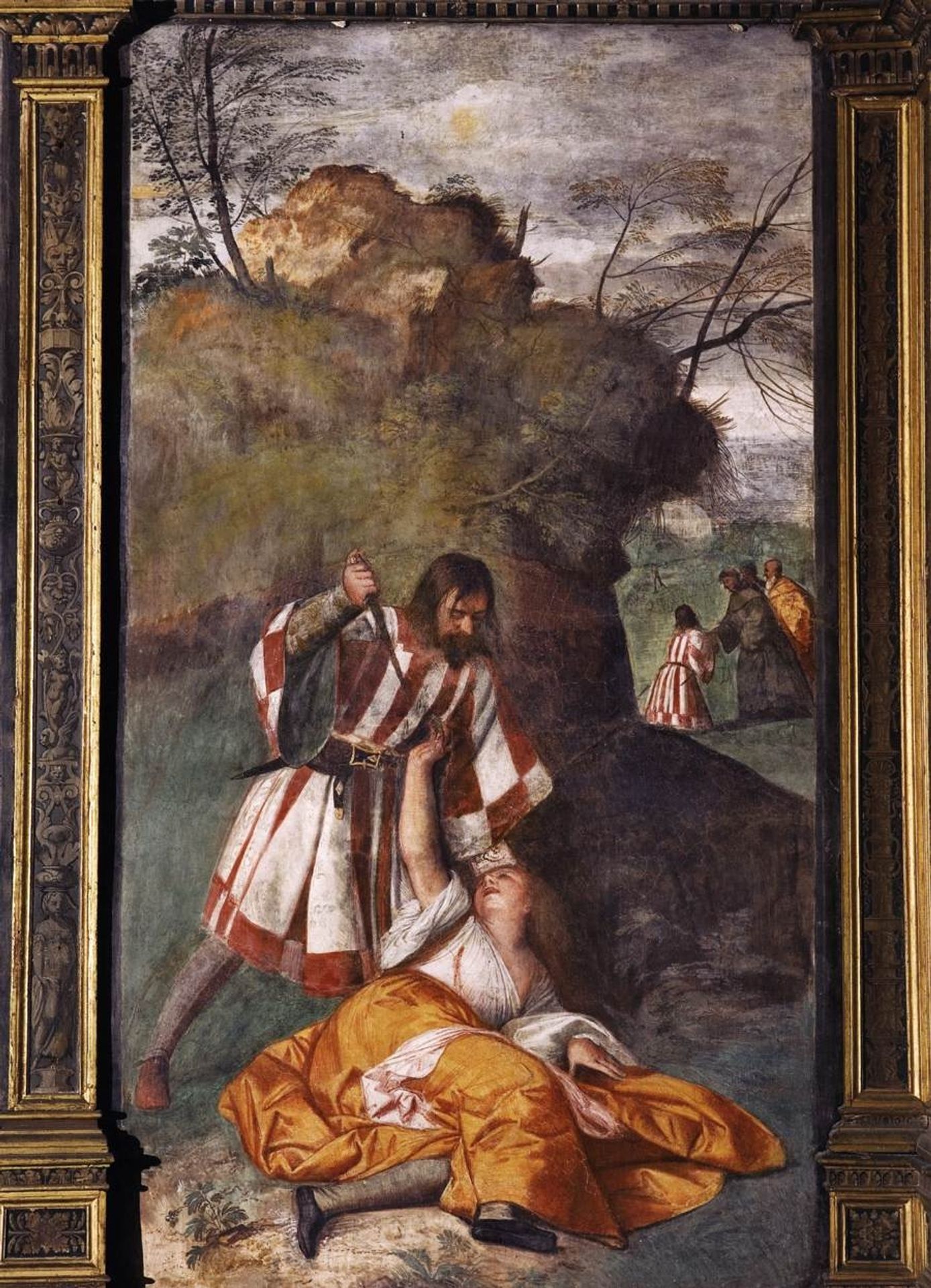 The Miracle of the Jealous Husband by Titian
