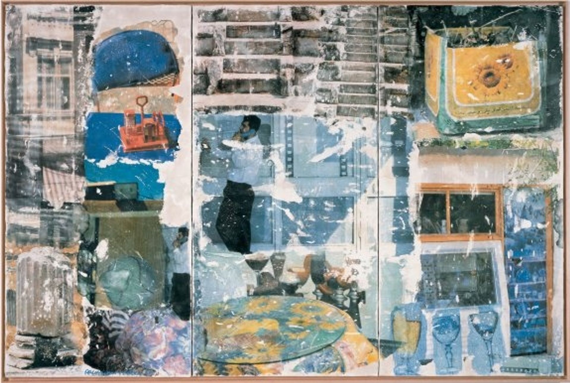 On Hold (Arcadian Retreat) by Robert Rauschenberg