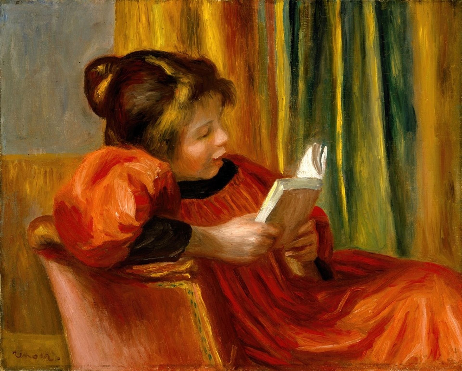 Girl Reading by Pierre-Auguste Renoir