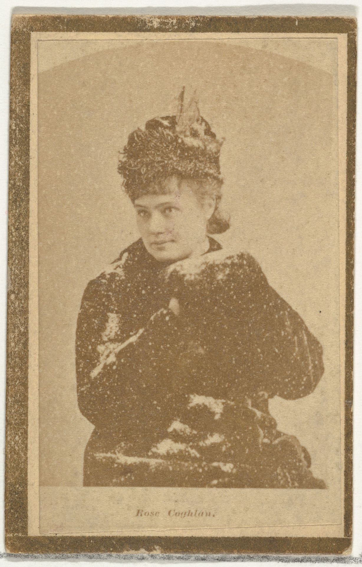 Rose Coghlan, from the Actresses and Celebrities series (N60, Type 2) promoting Little Beauties Cigarettes for Allen & Ginter brand tobacco products by Allen & Ginter