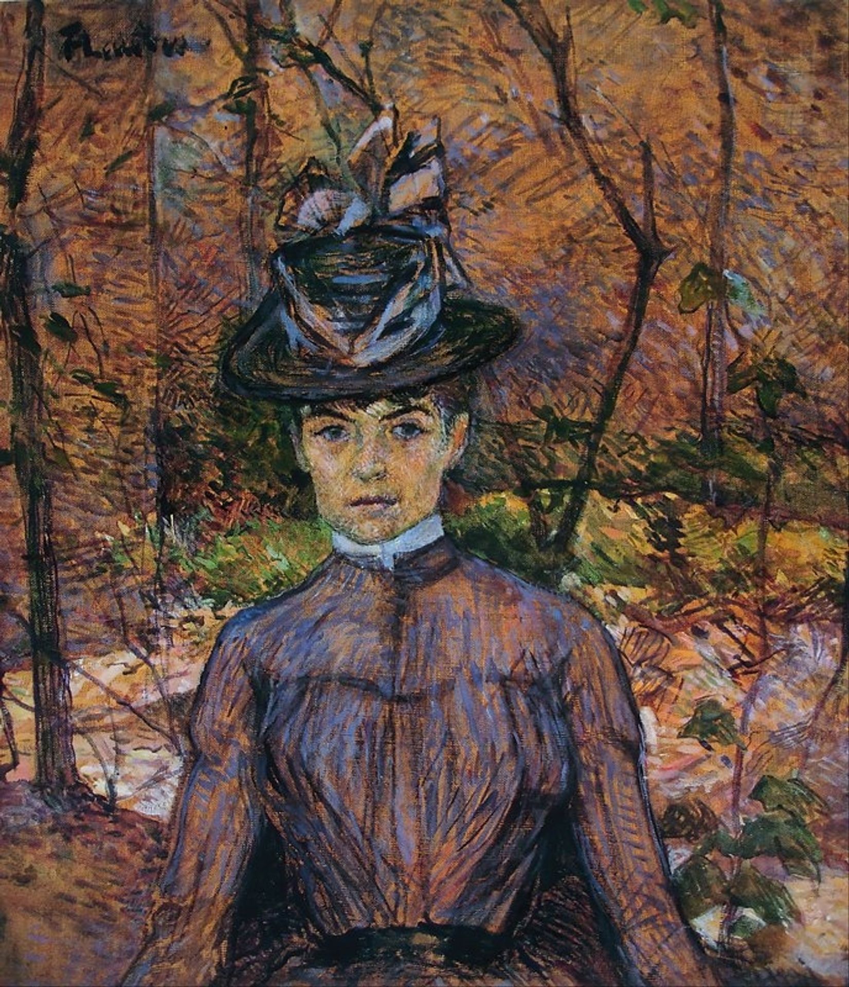 Portrait de Suzanne Valadon by Henri de Toulouse-Lautrec
