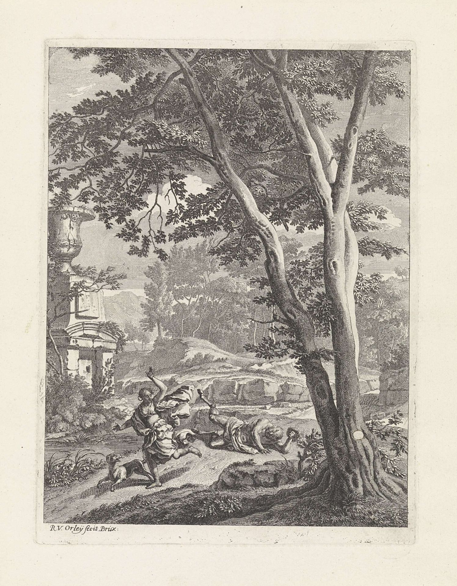Corisca op de vlucht by Richard van Orley