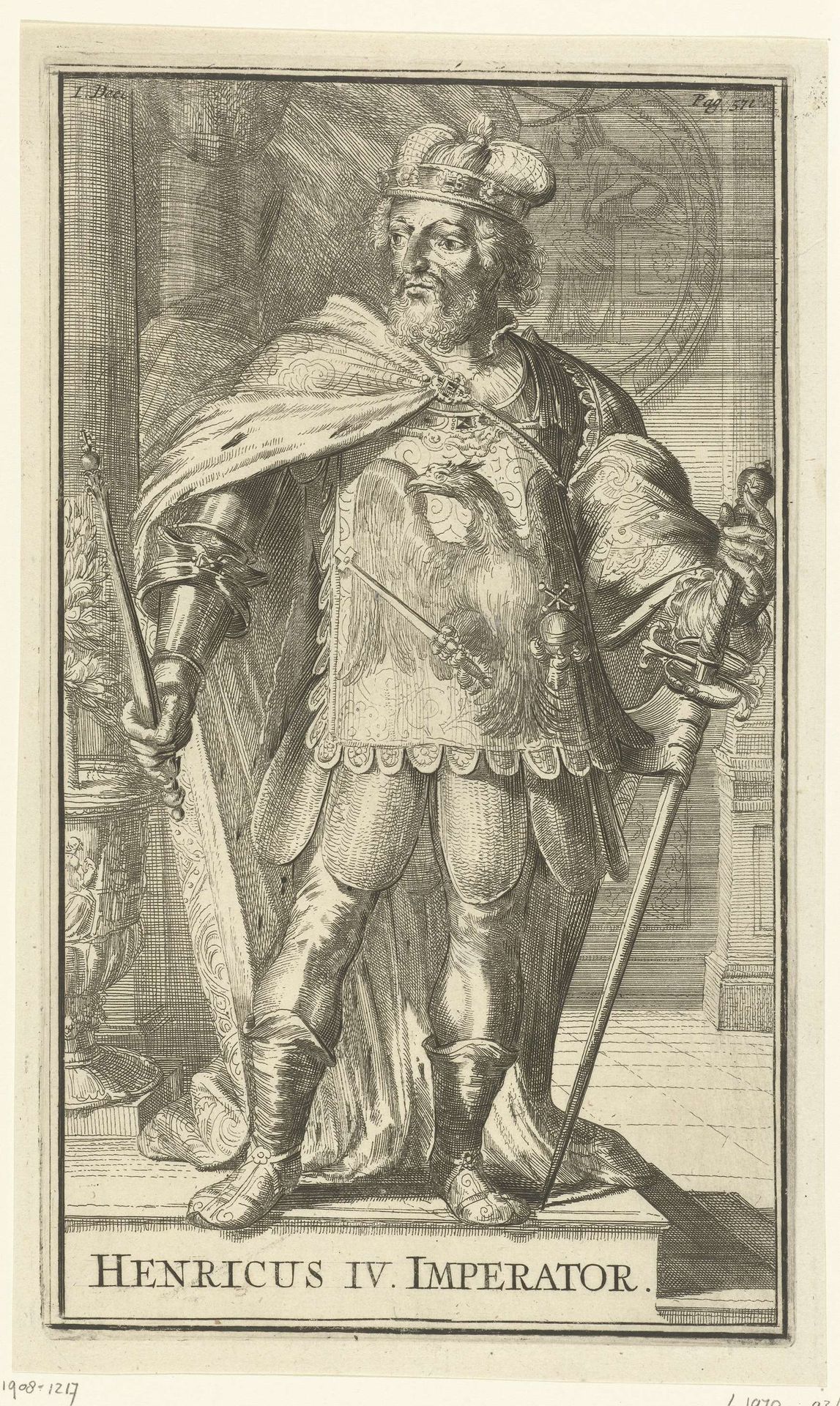 Portret van Hendrik IV by Romeyn de Hooghe