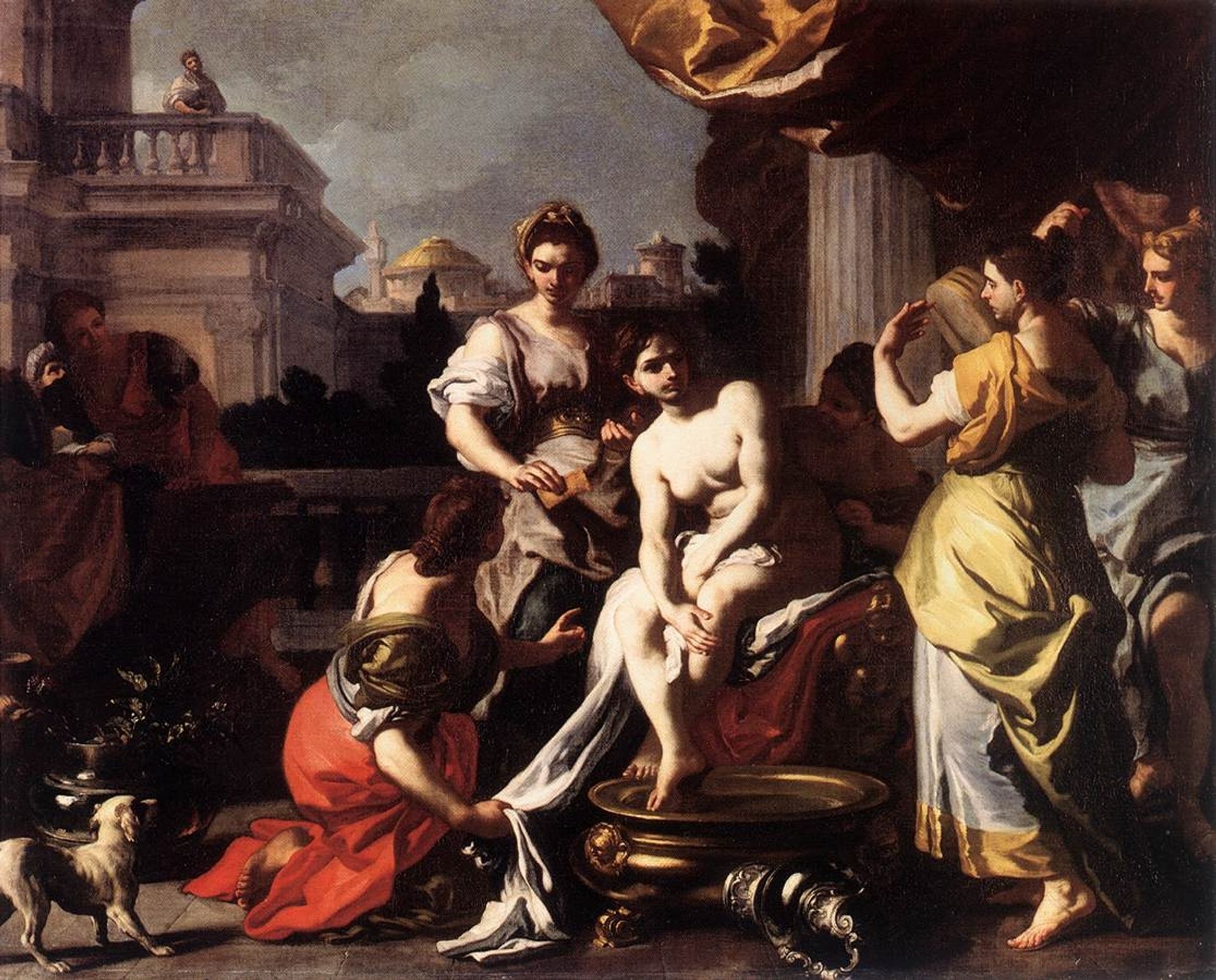 Bathsheba Bathing by Francesco Solimena