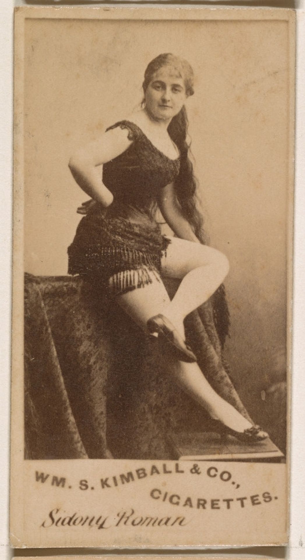 Sidony Roman, from the Actresses series (N203) issued by Wm. S. Kimball & Co. by William S. Kimball & Company