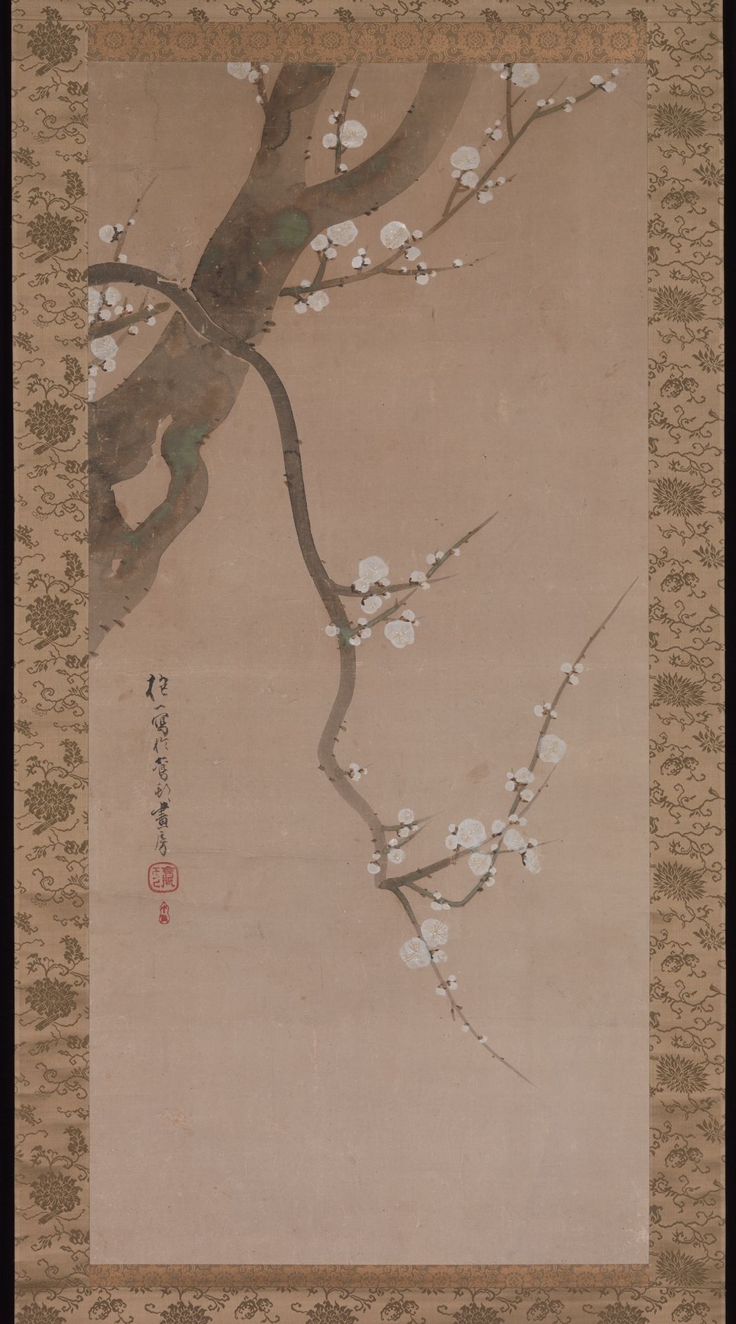 Flowering Plum by Sakai Hōitsu