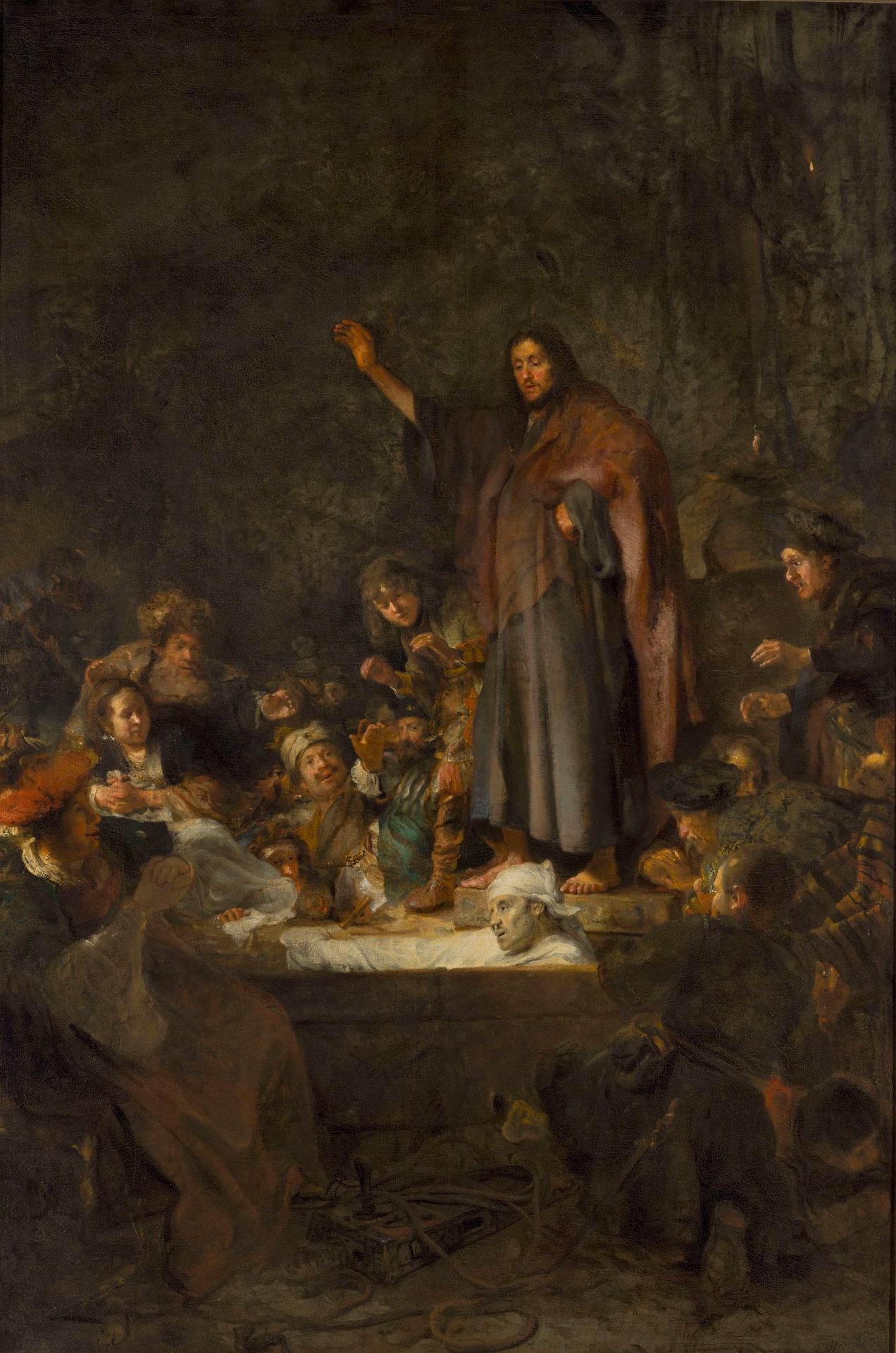The Raising of Lazarus by Carel Fabritius