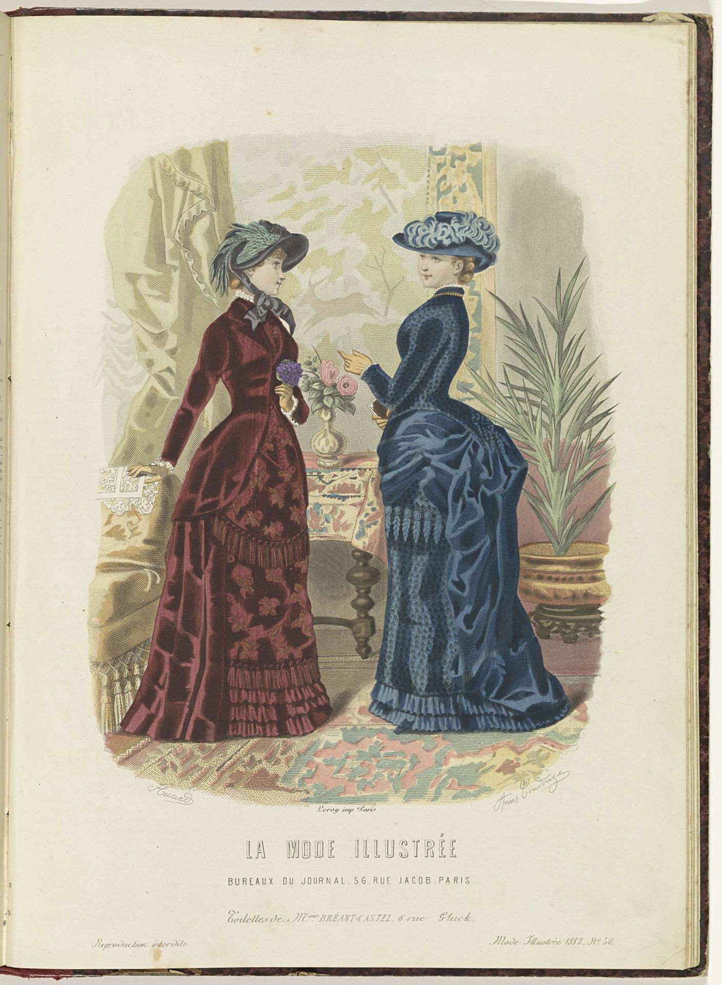 La Mode Illustrée, Journal de la Famille, 1882 by Firmin-Didot & Cie