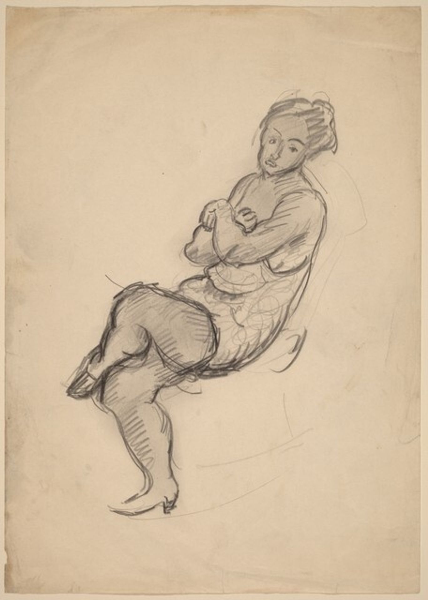 Seated Woman Facing Left by Mark Rothko