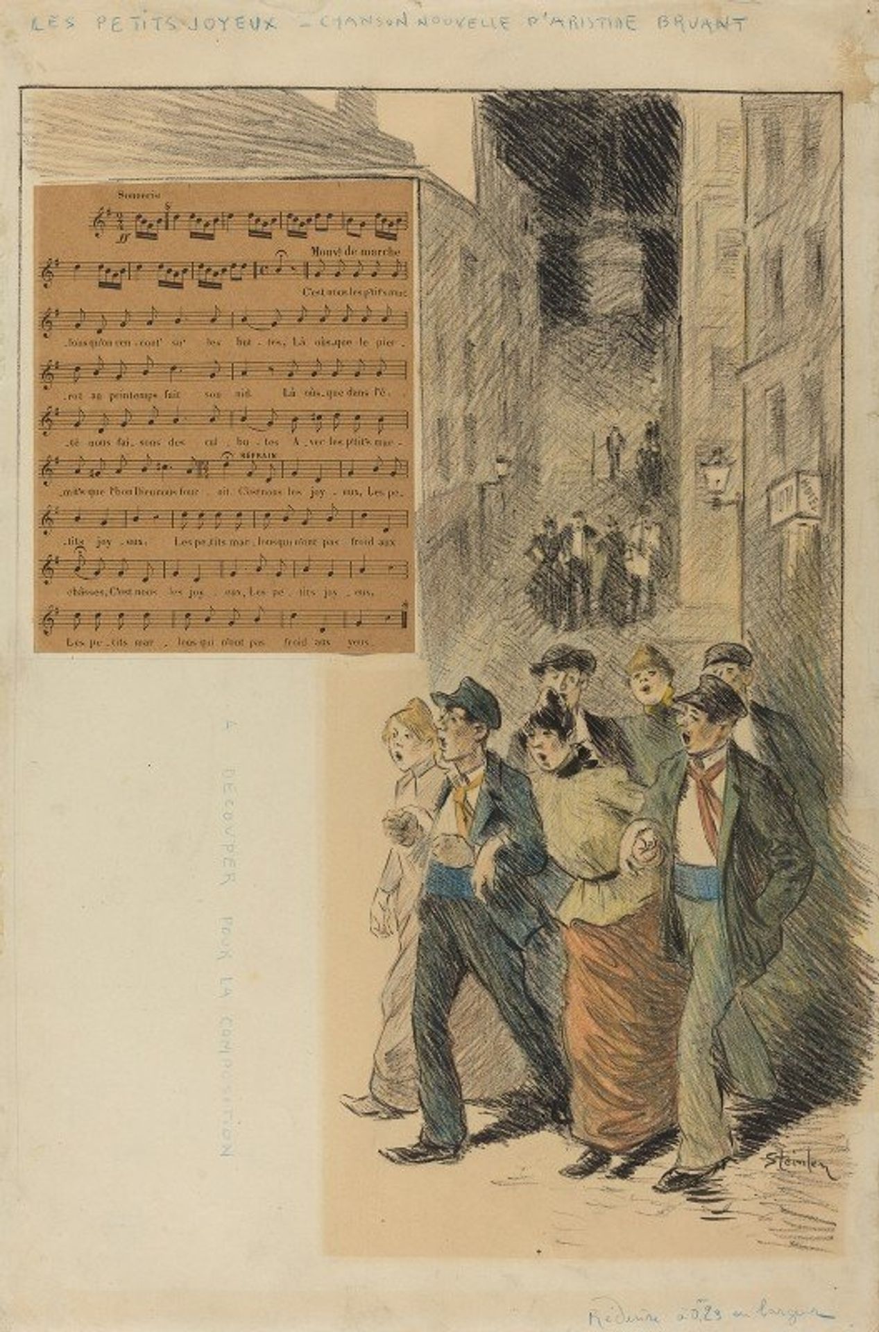 Les Petits Joyeux by Théophile Alexandre Steinlen