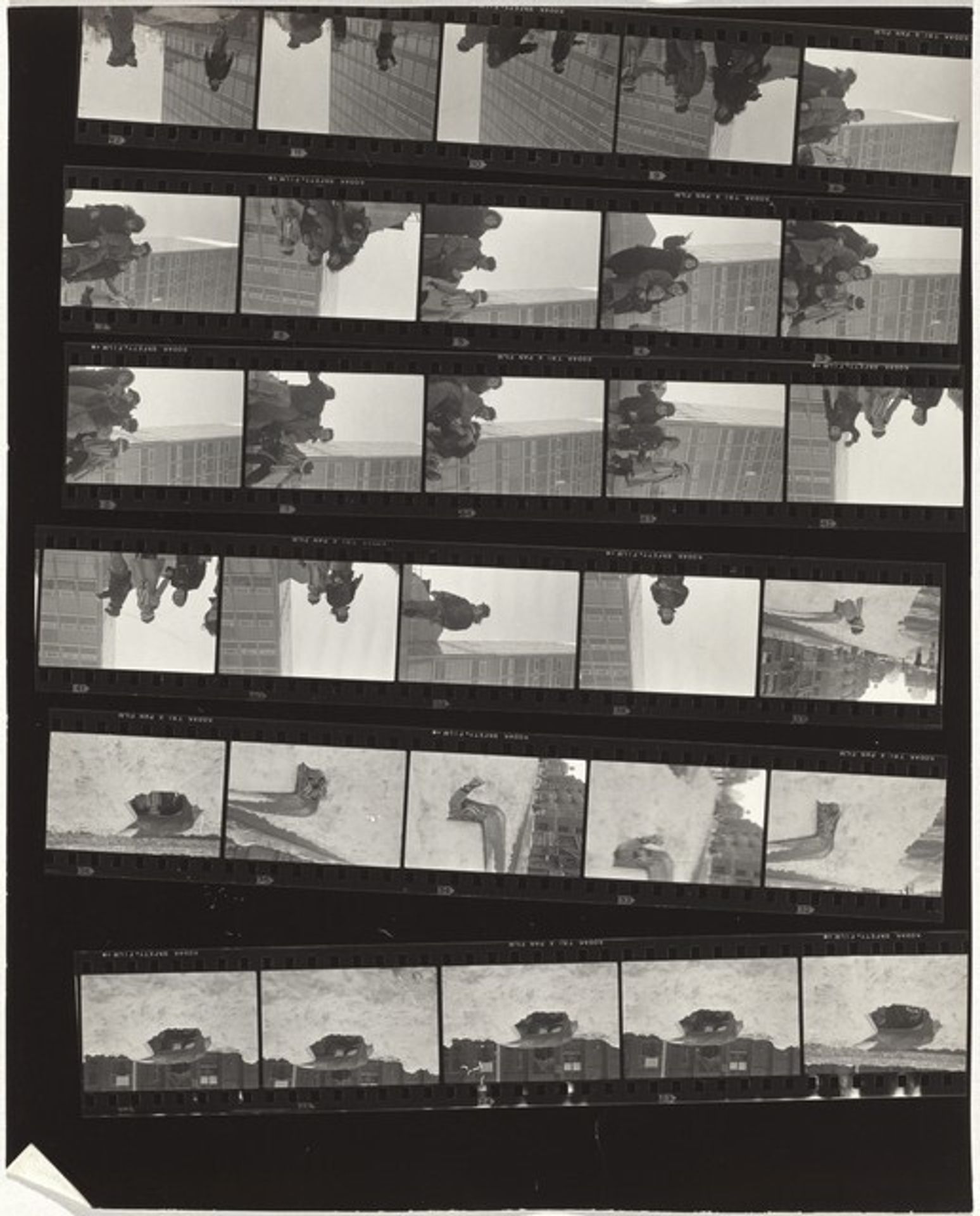 Snow--New York City 1 by Robert Frank