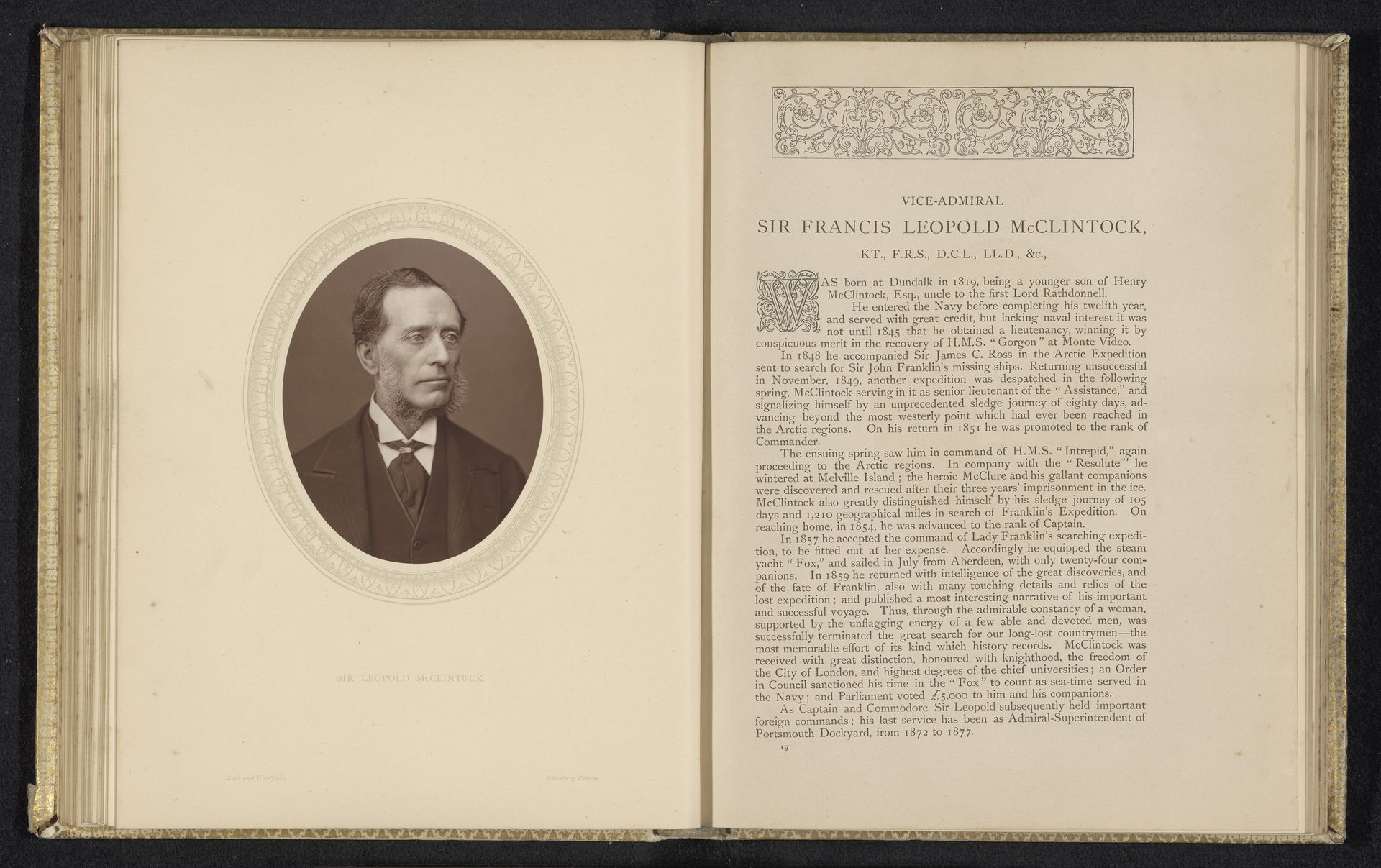 Sir Leopold McClintock by Lock & Whitfield