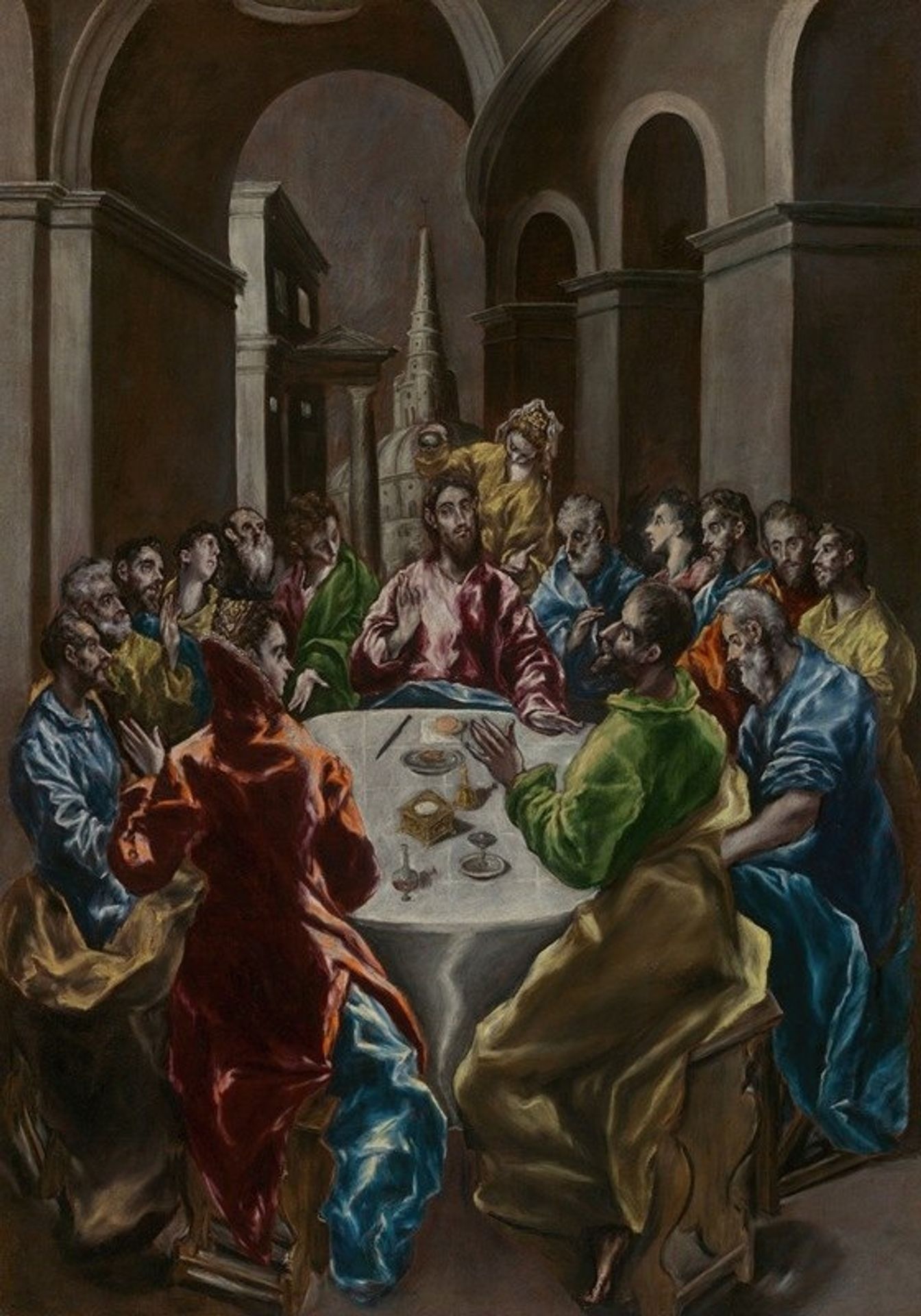 The Feast in the House of Simon by El Greco (Domenikos Theotokopoulos)