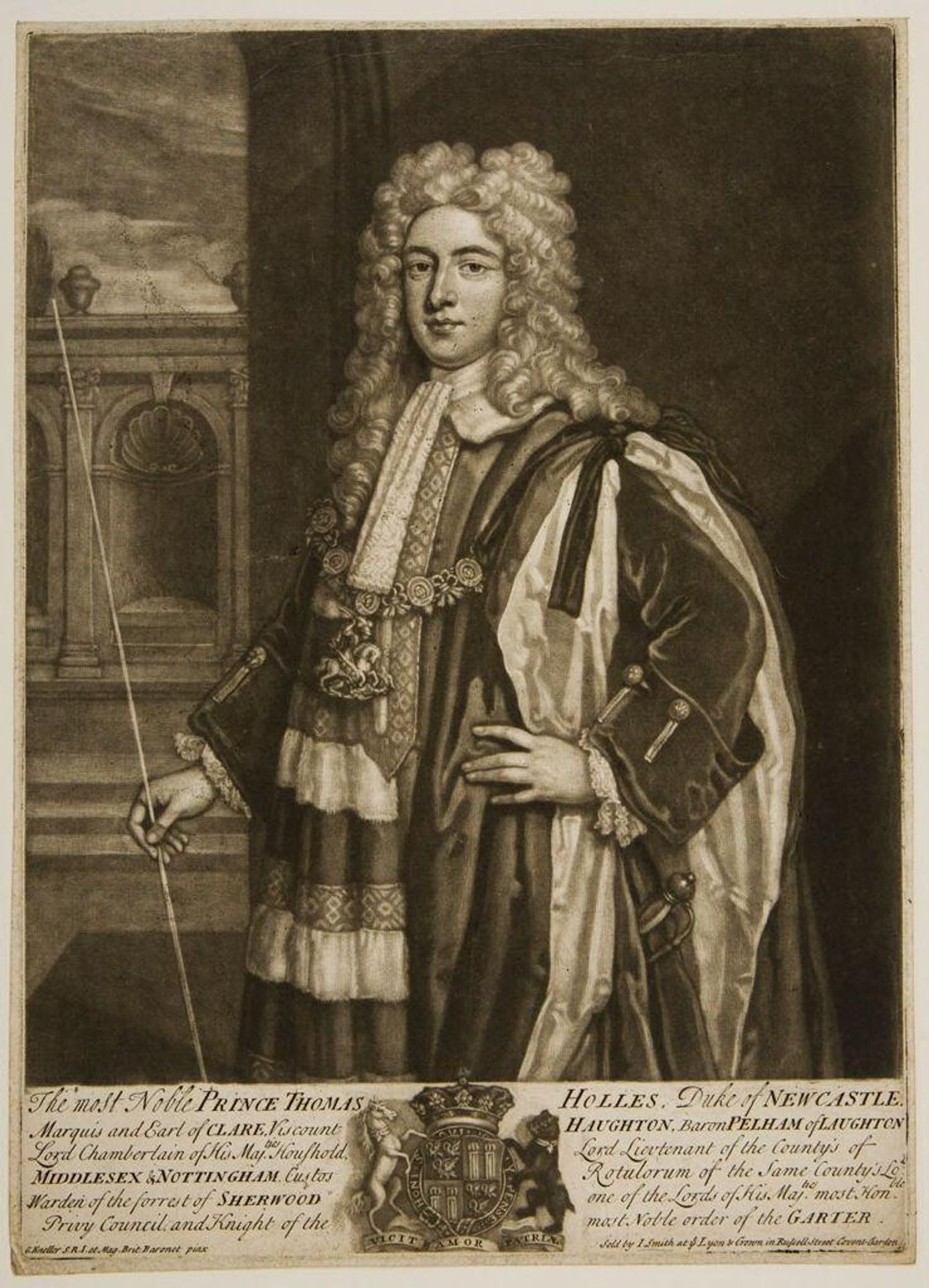 Holles, Thomas, Duke of Newcastle by Jan Faber the Younger