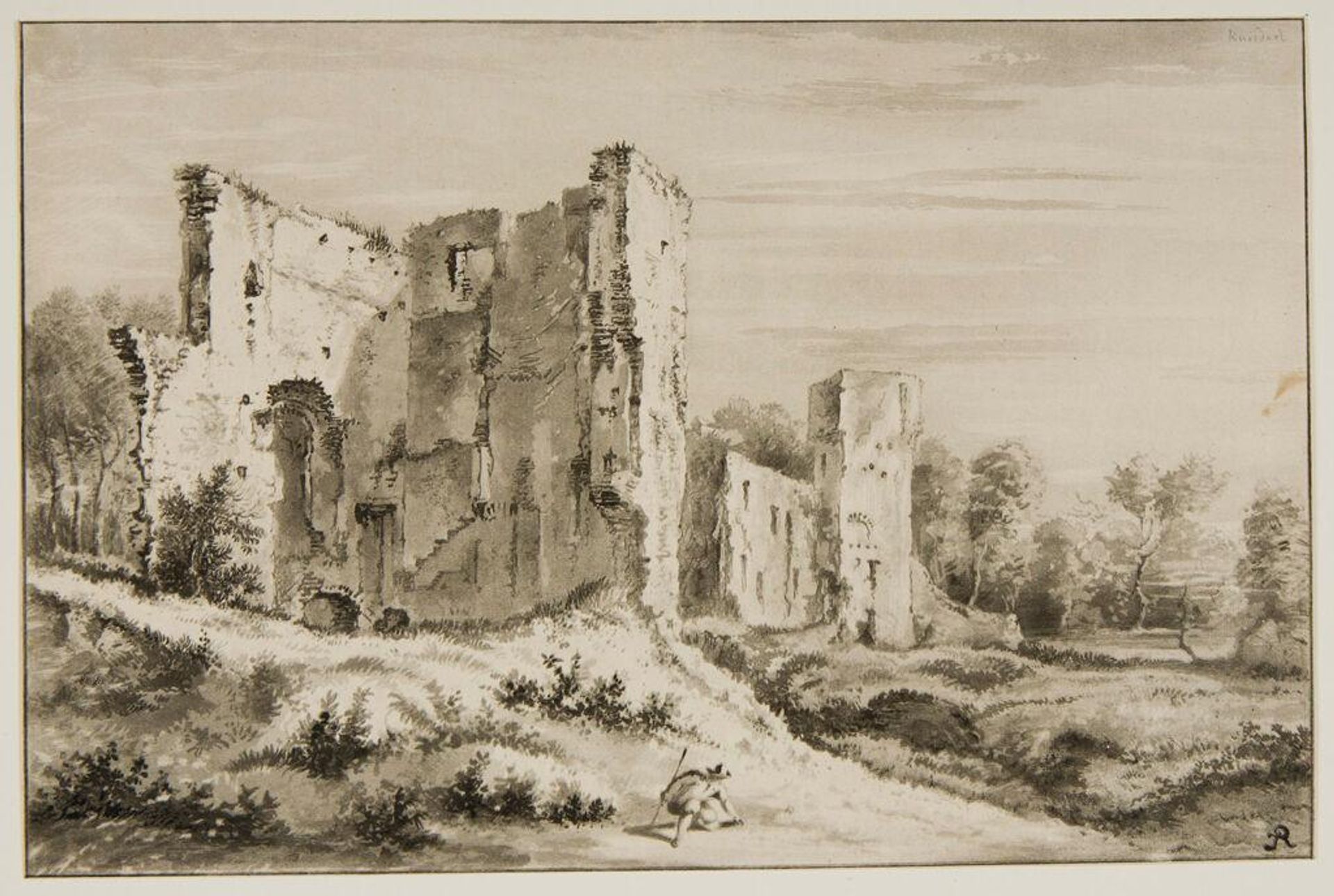 Ruins by Cornelis Ploos van Amstel