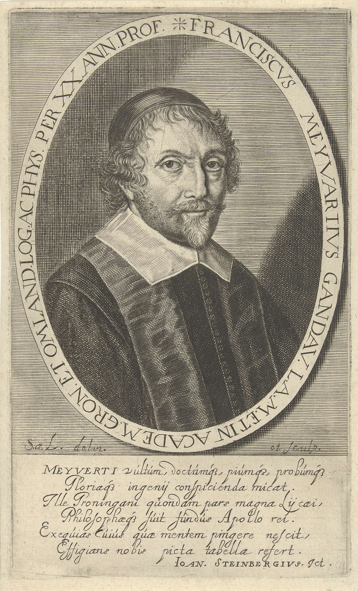 Portret van Franciscus Meyvartius by Steven van Lamsweerde