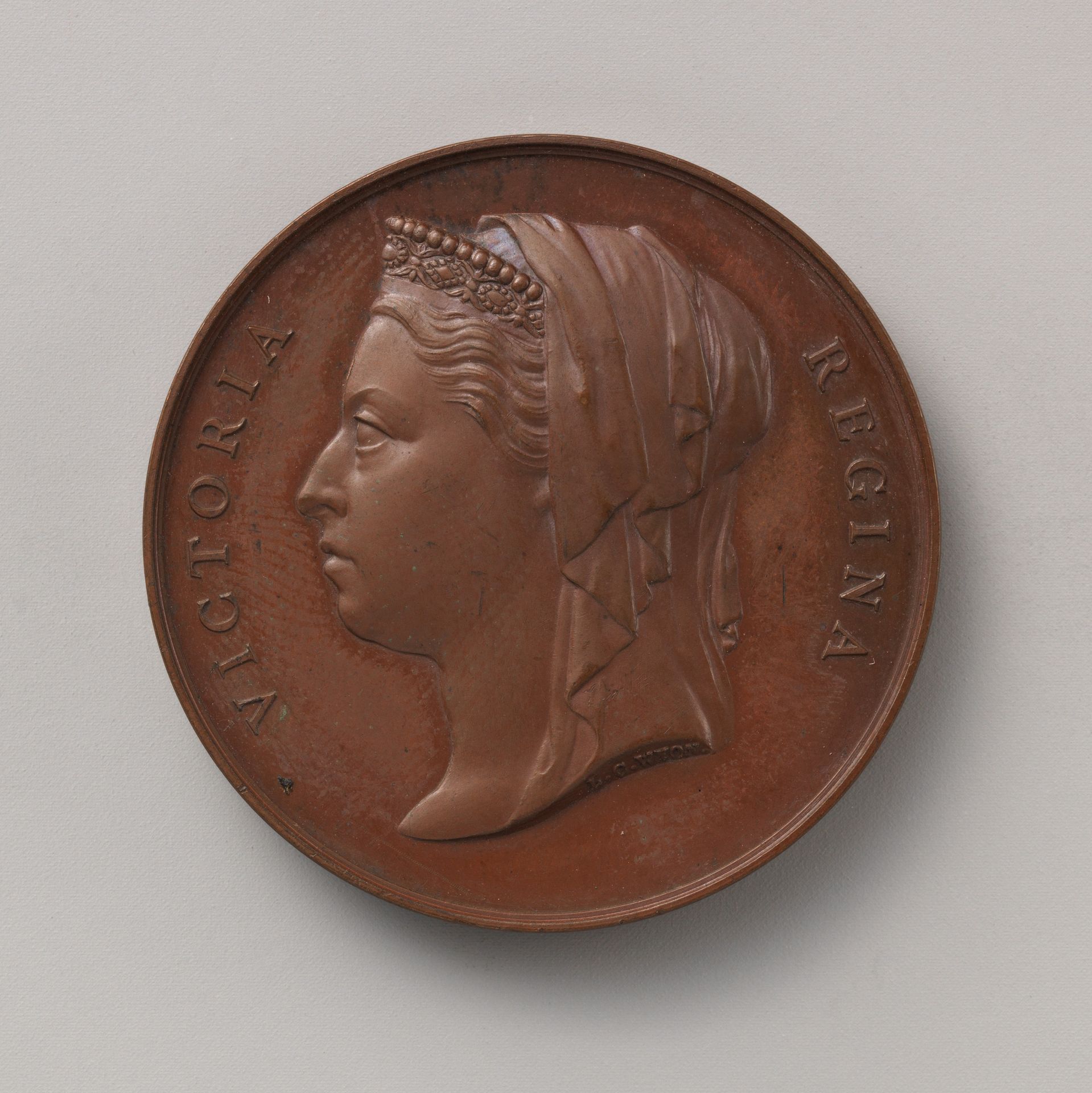 The Ashantee Medal, granted by the Queen for the Expedition of 1873–74 by Leonard Charles Wyon