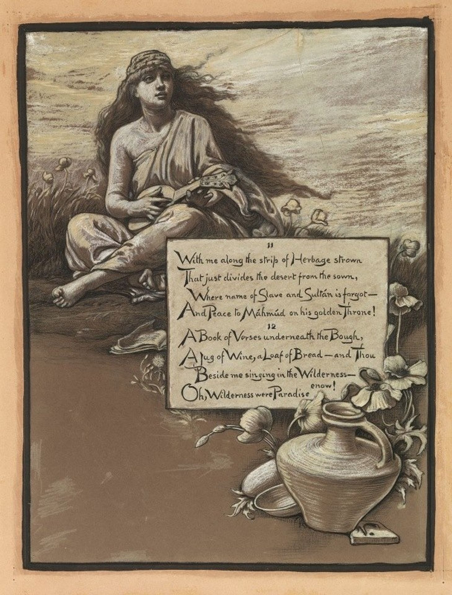 The Song in the Wilderness by Elihu Vedder
