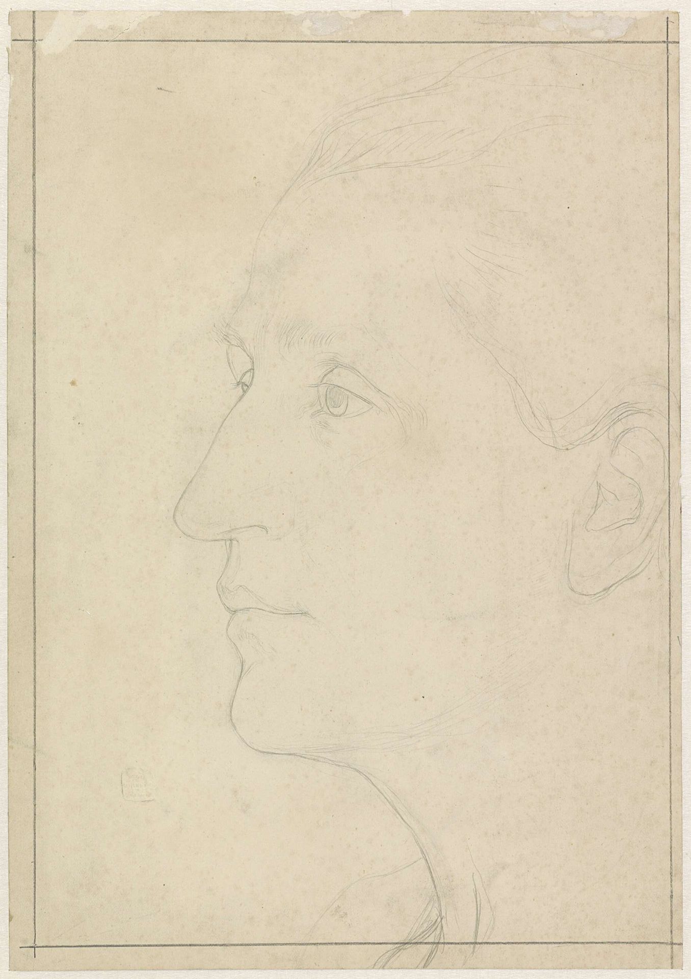 Portret van mevrouw Anna Dorothea Veth-Dirks by Jan Veth