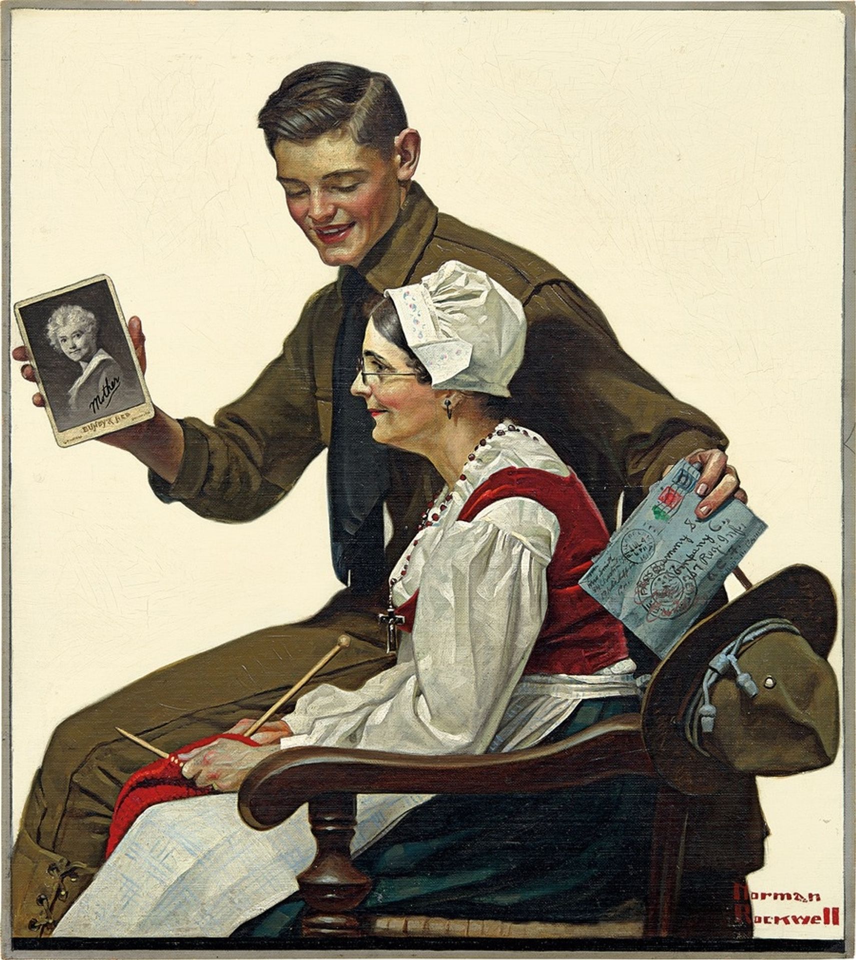 My Mother by Norman Rockwell