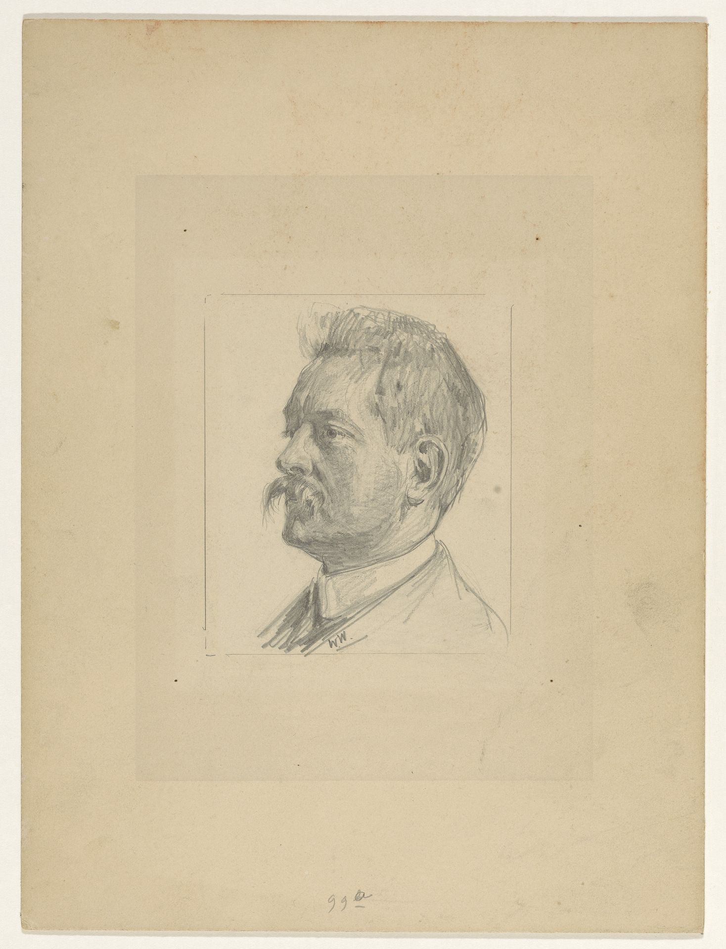 Portret van Jan Hofker by Willem Witsen