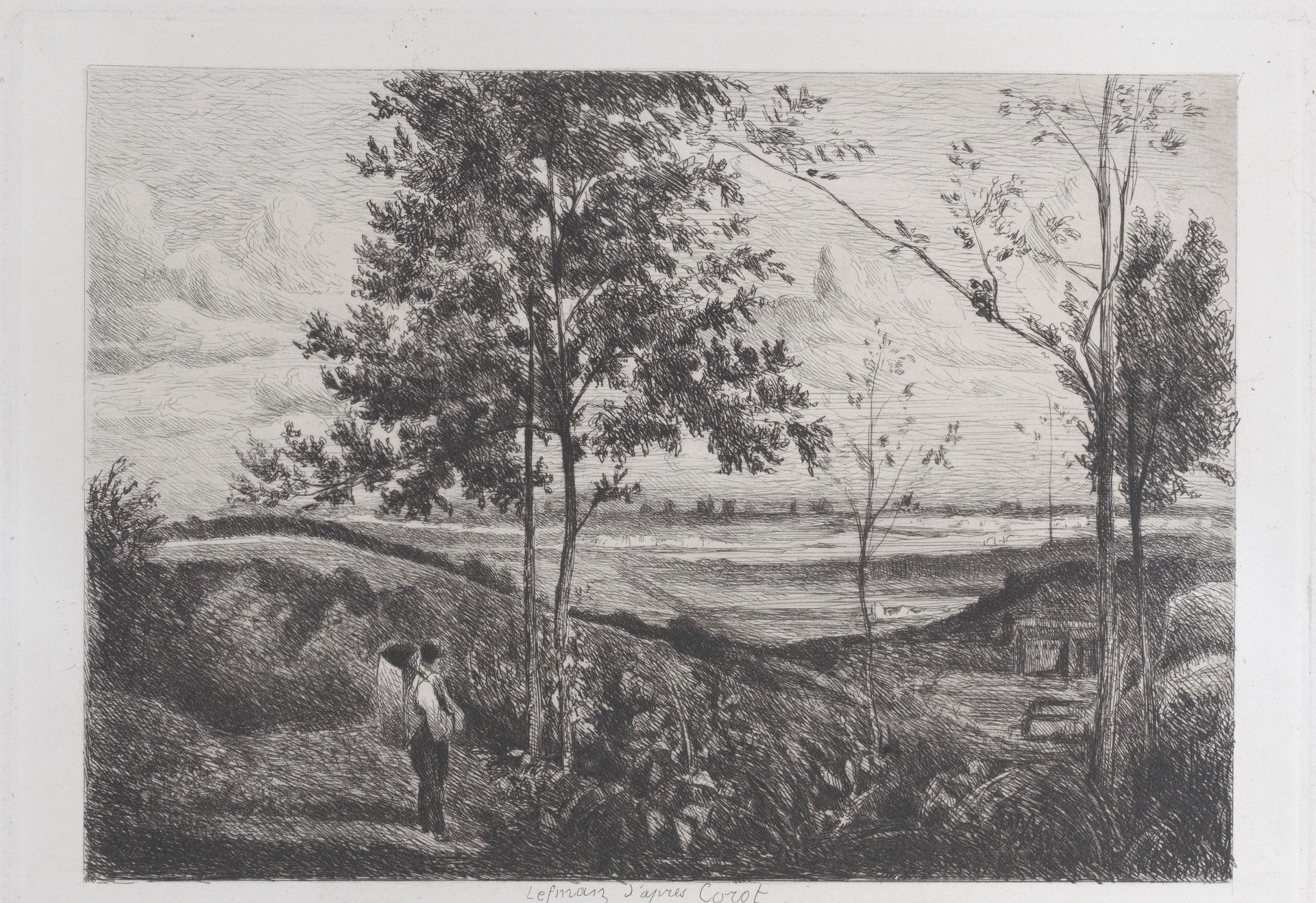 Landscape by Ferdinand Lefman