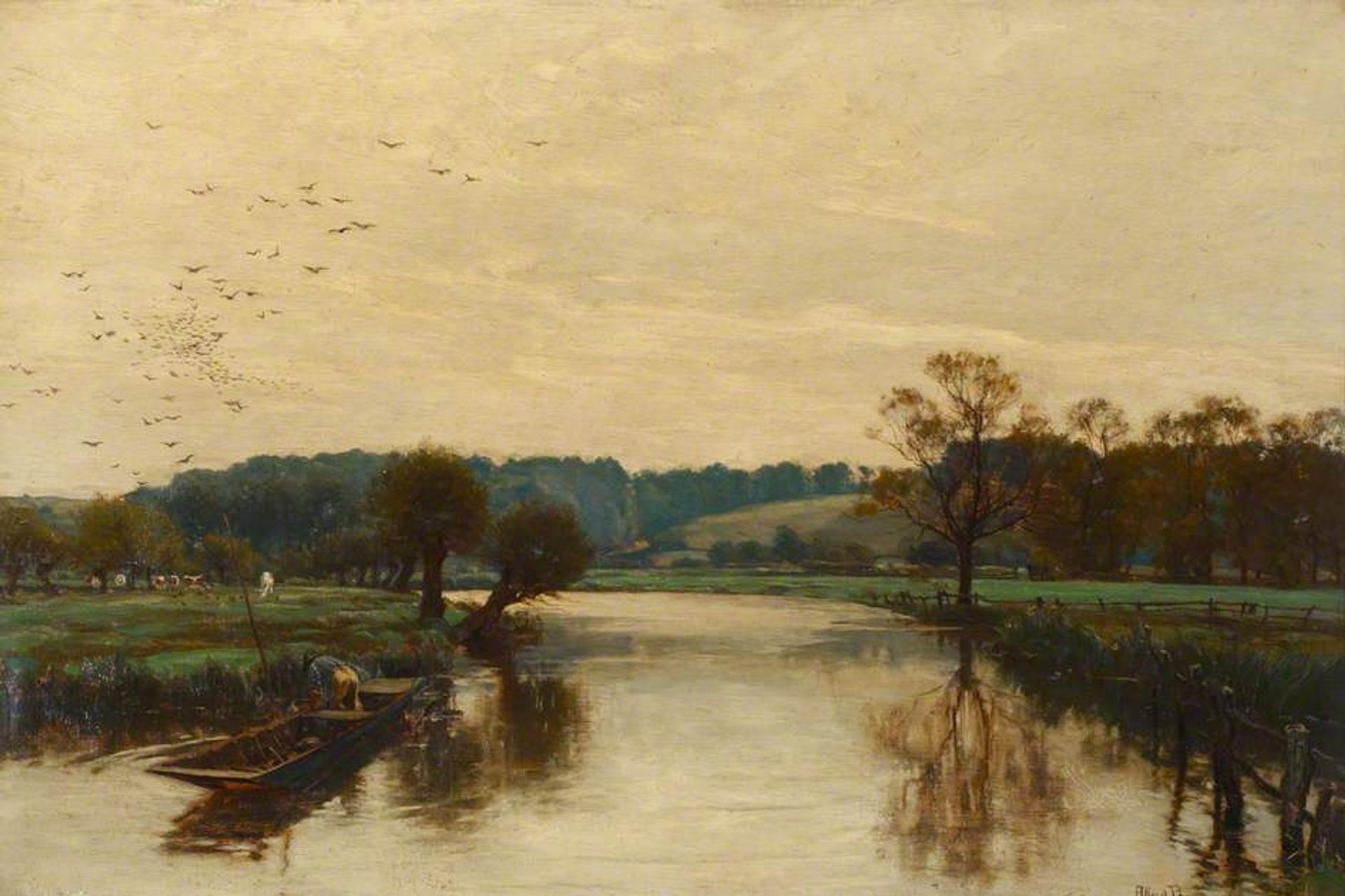 Morning on the Kennet by Alfred Parsons