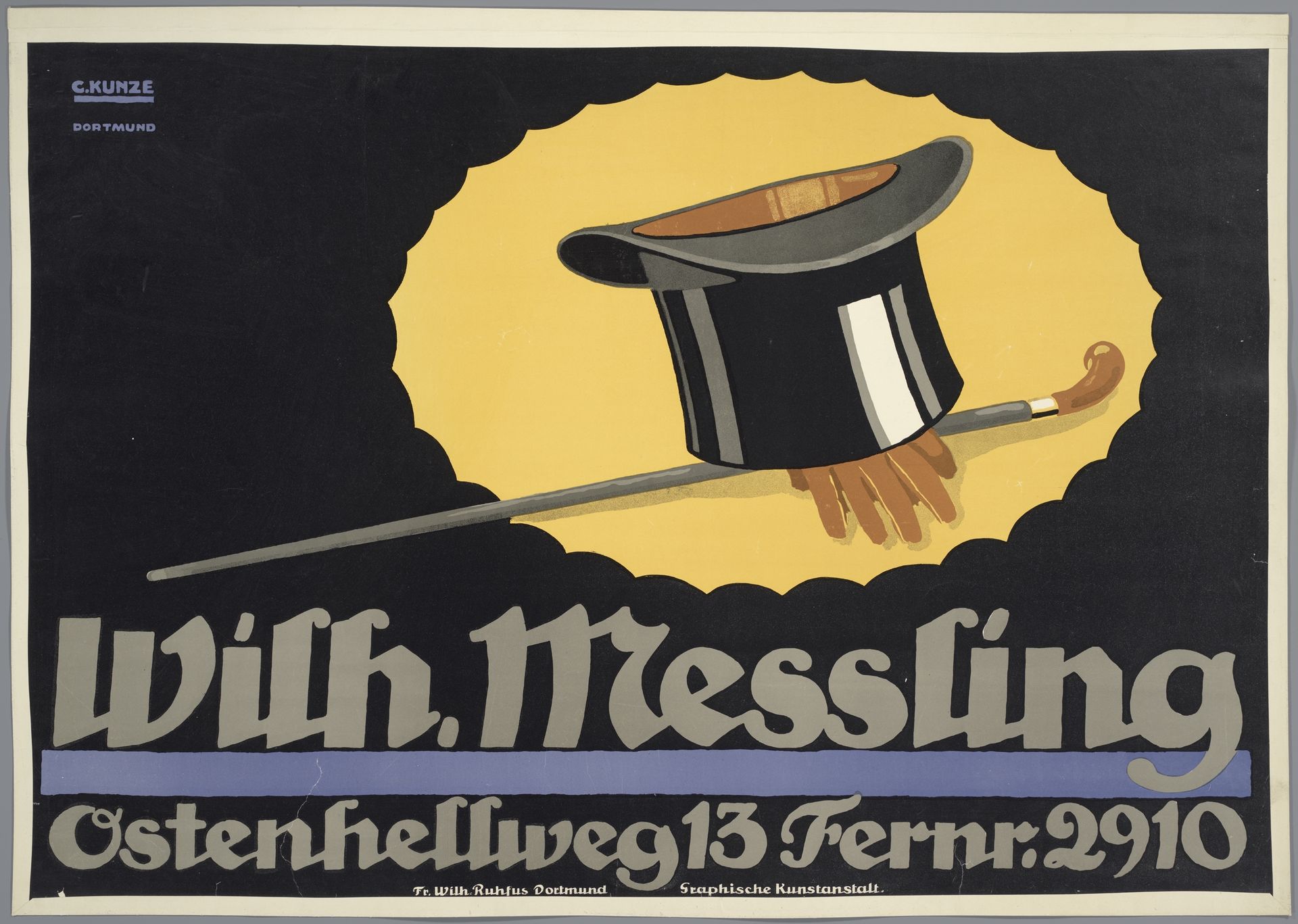 Wilh. Messling, Ostenhellweg 13 Fernr. 2910 by Carl Kunze