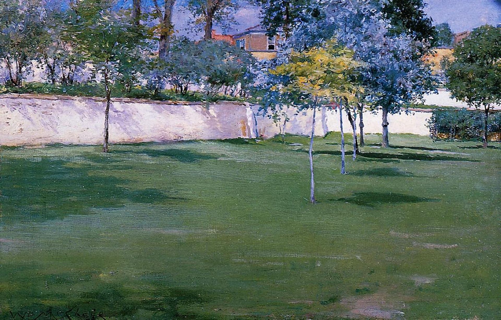 Brooklyn Navy Yard by William Merritt Chase