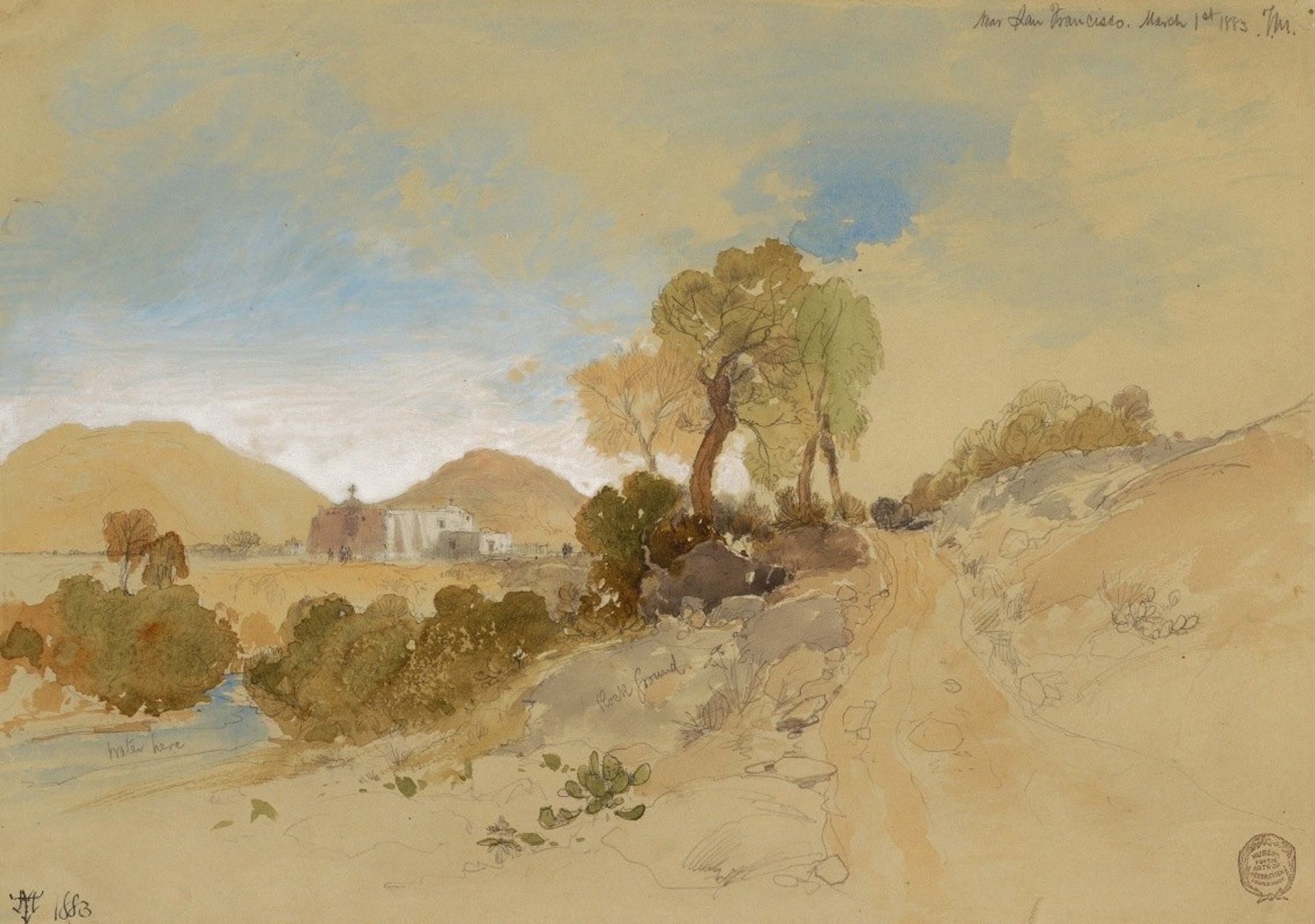 Near San Francisco, Mexico by Thomas Moran