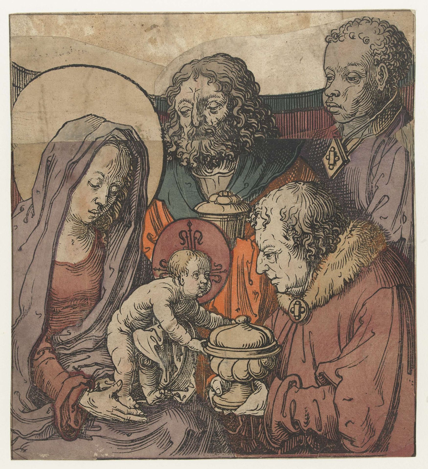 The Adoration of the Magi by Lucas van Leyden