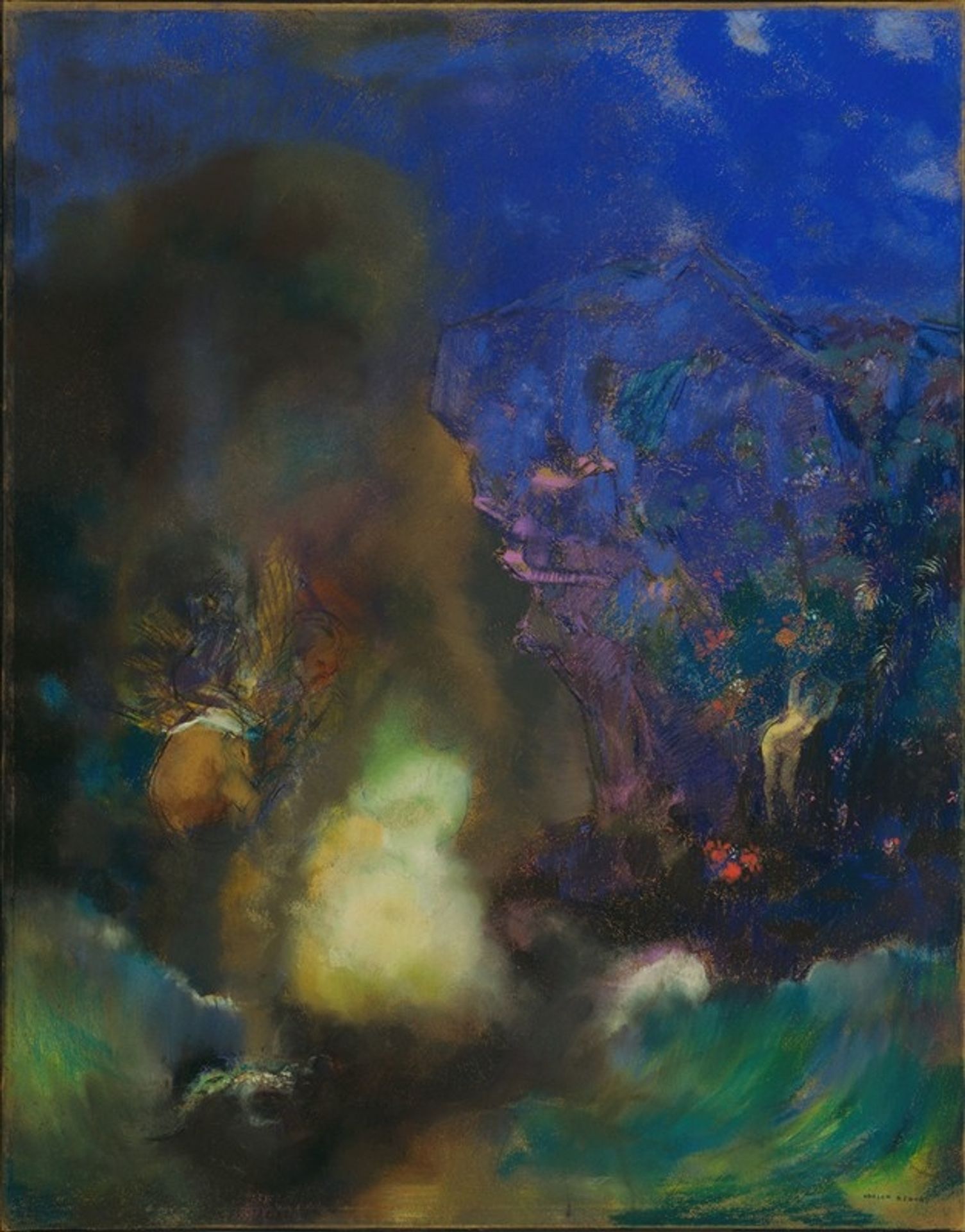 Roger and Angelica by Odilon Redon