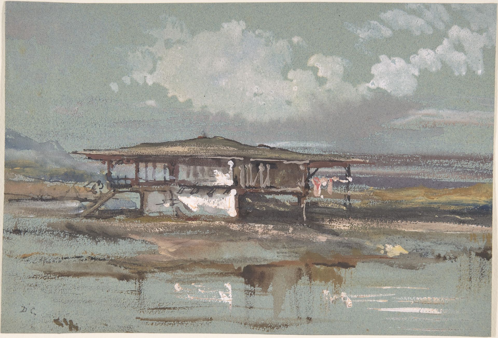 A House in Turkey by Alexandre-Gabriel Decamps