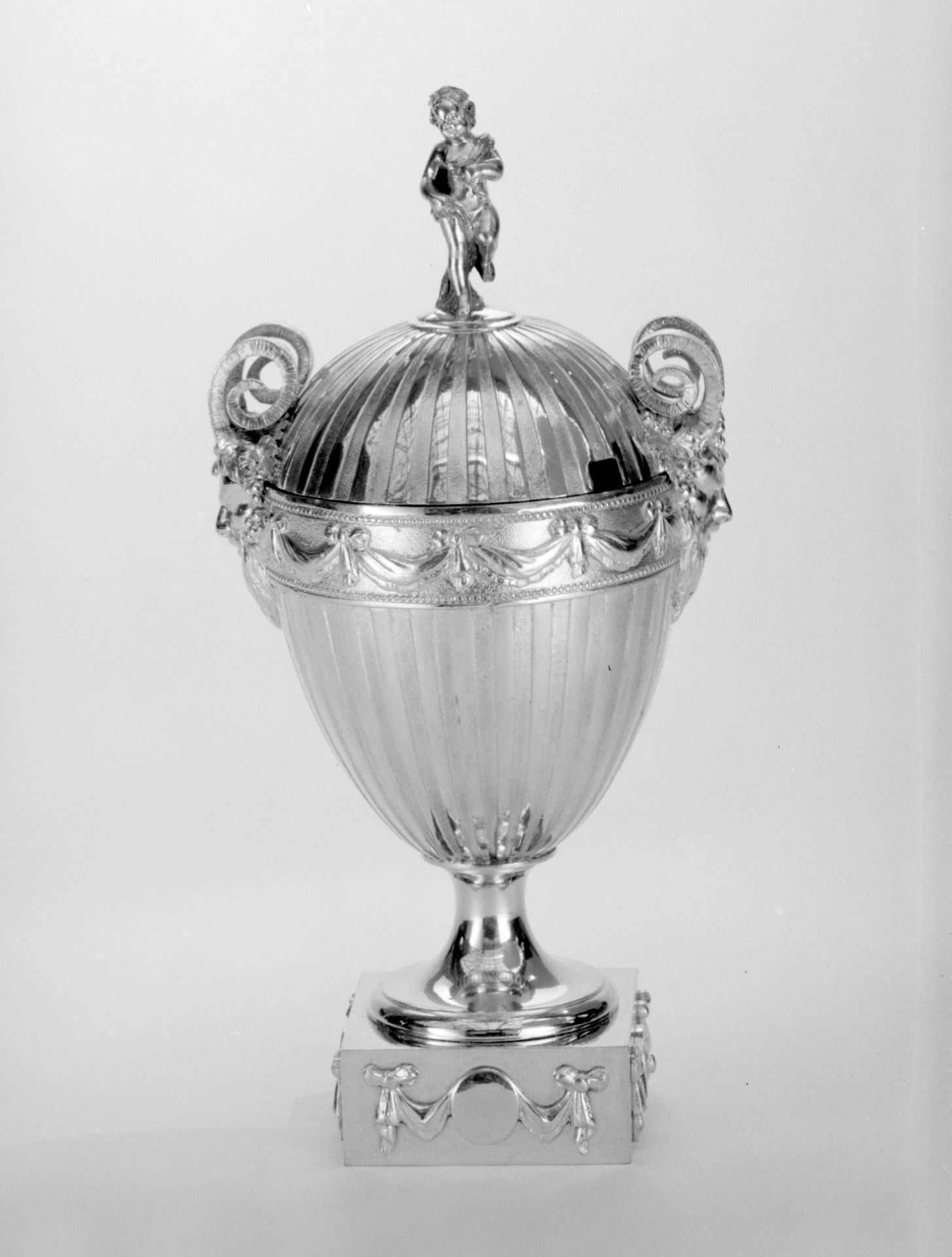 Vase with cover by Franchi and Son