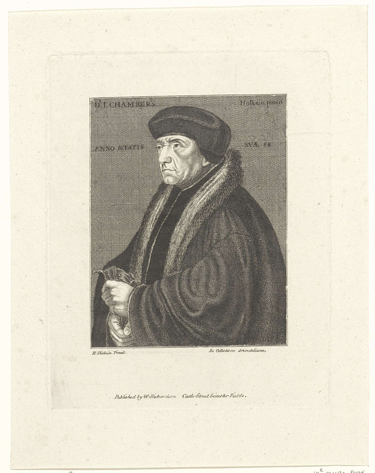 Portret van John Chamber by Anonymous
