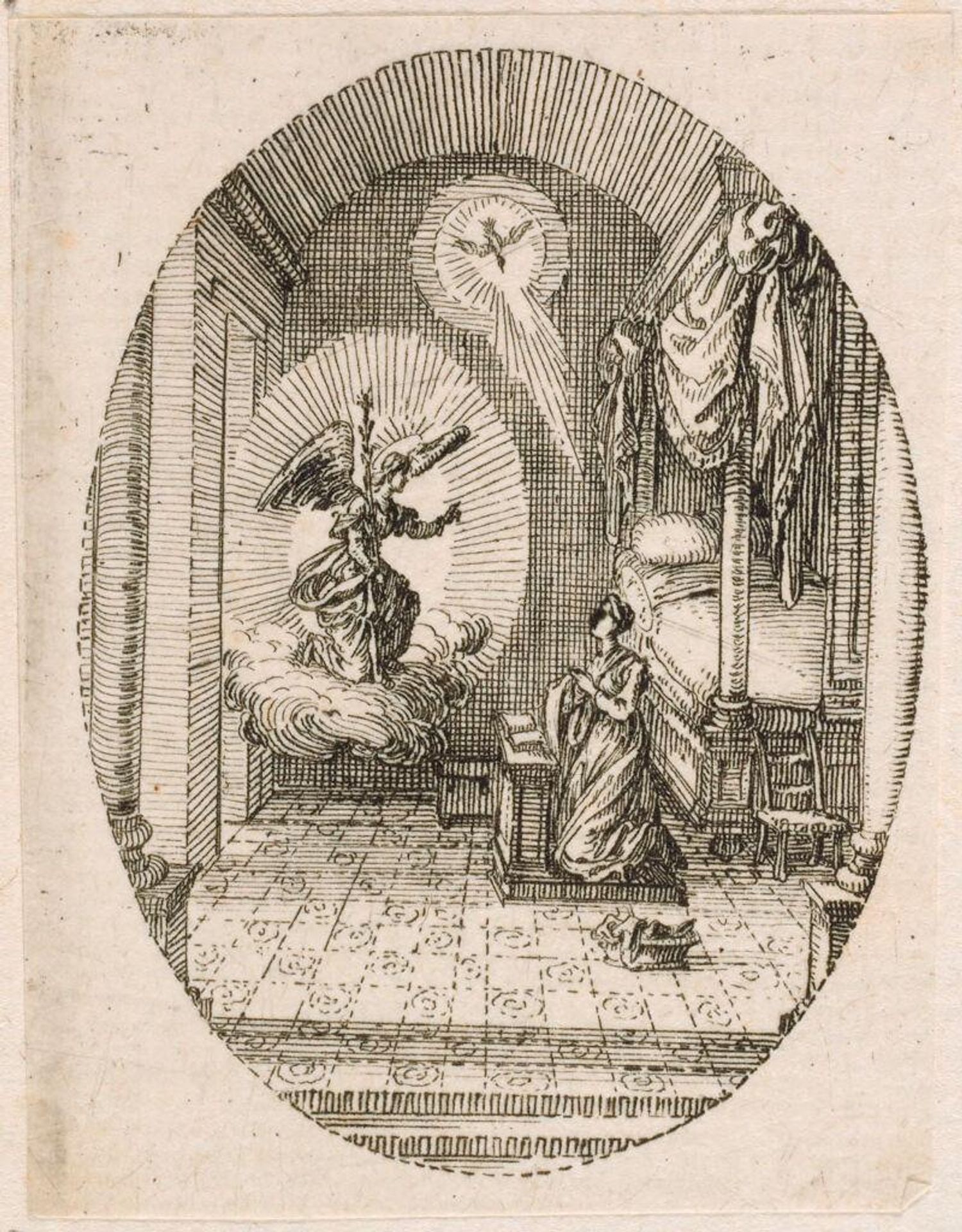 Annunciation by Jacques Callot
