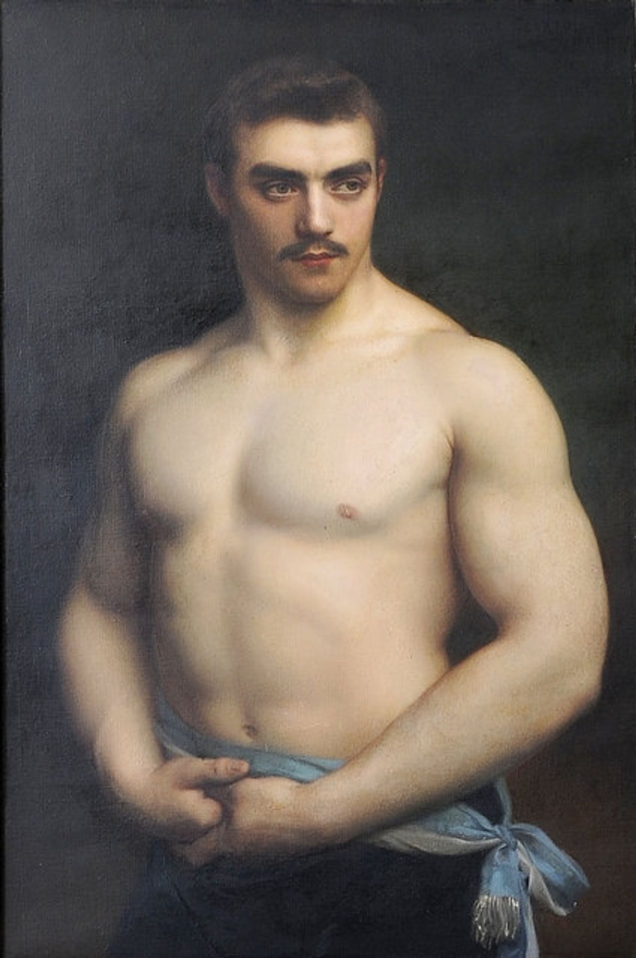 Portrait of Maurice Dériaz by Gustave-Claude-Etienne Courtois