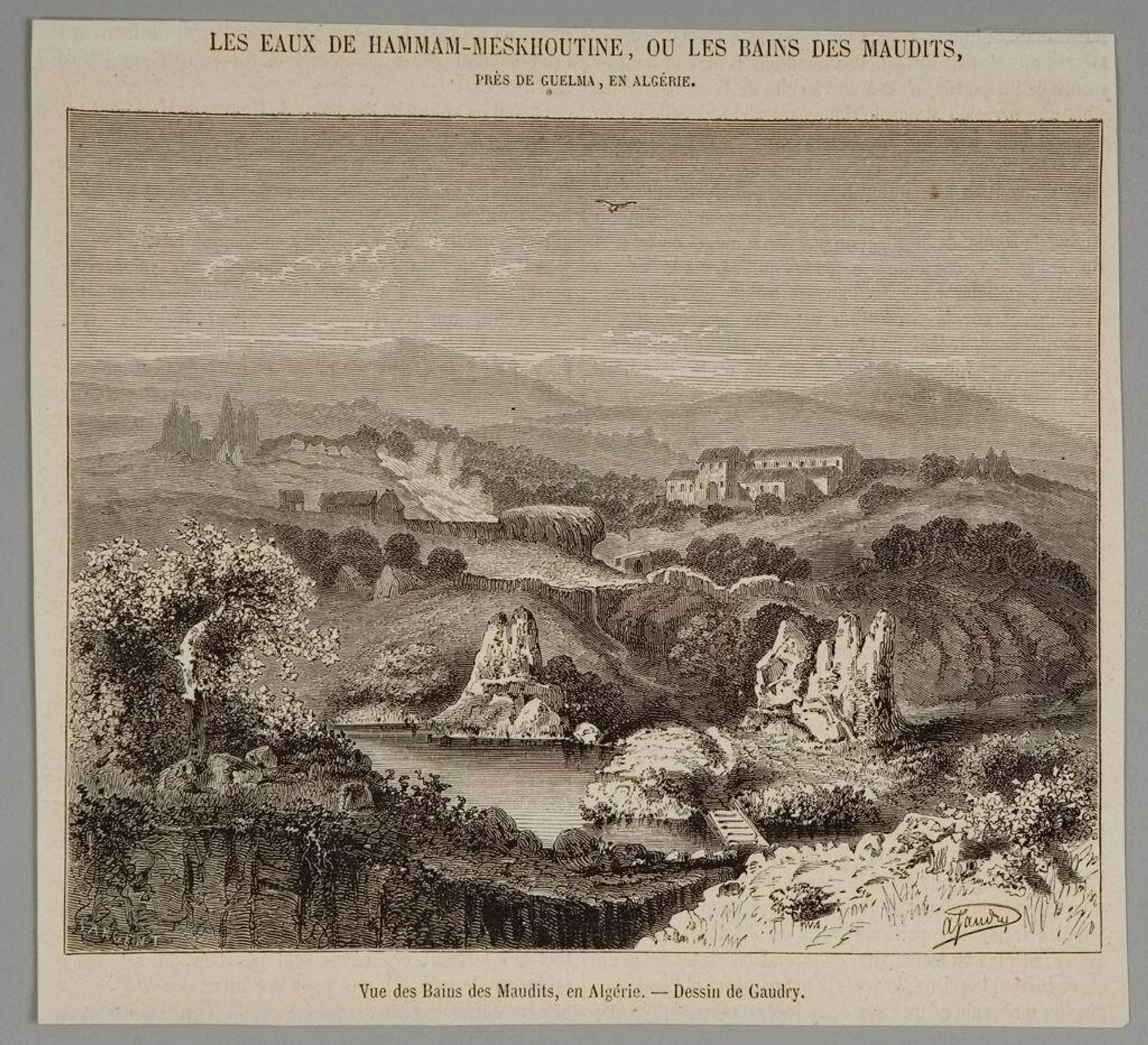 View of the Cursed Baths in Algeria by Alfred Louis Sargent