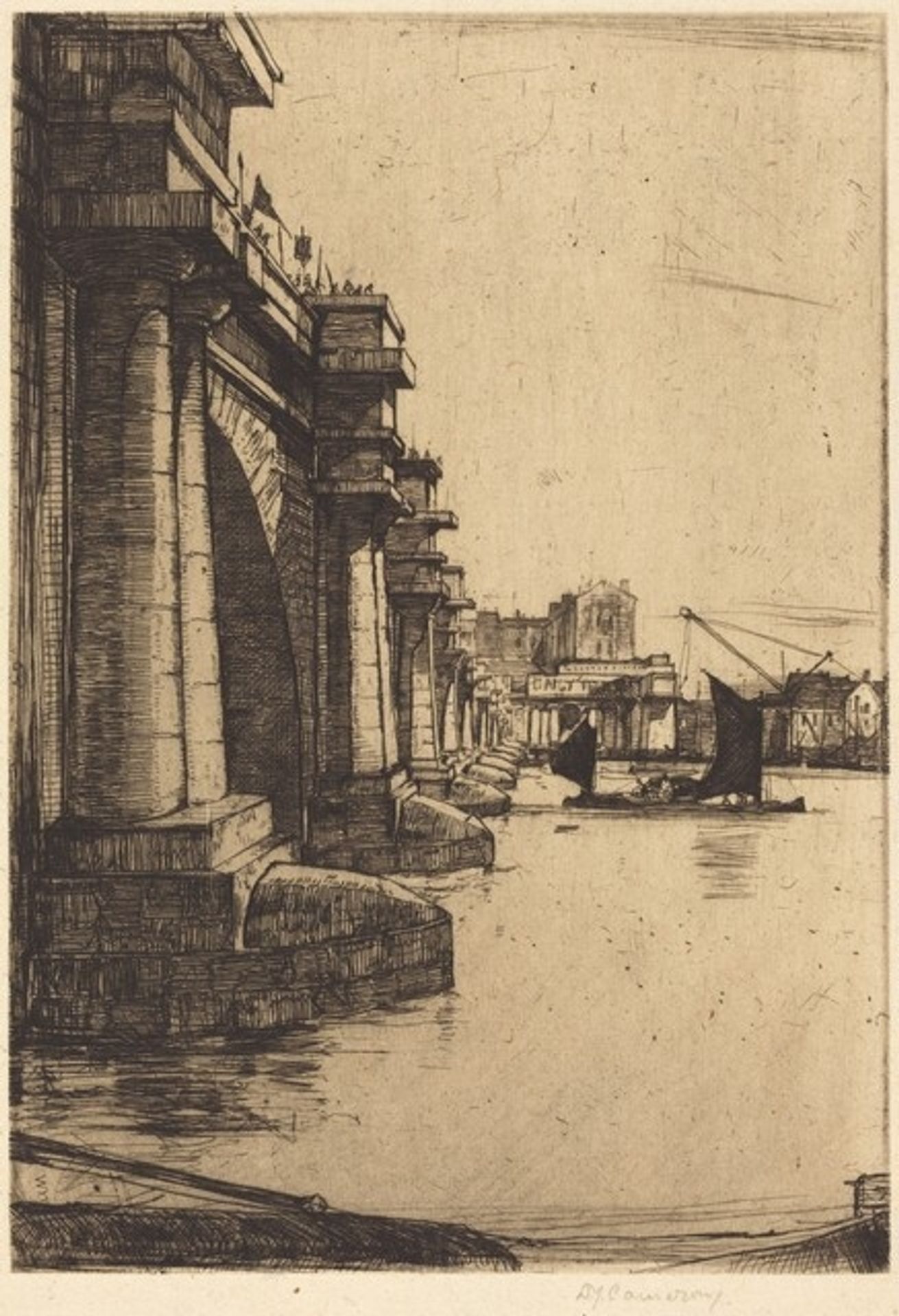 Waterloo Bridge, No. 2 by David Young Cameron